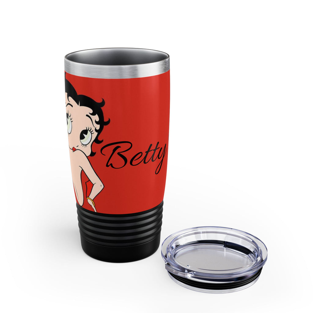 Red Betty Boop Style 20oz Tumbler – Retro Pin-Up Insulated Cup