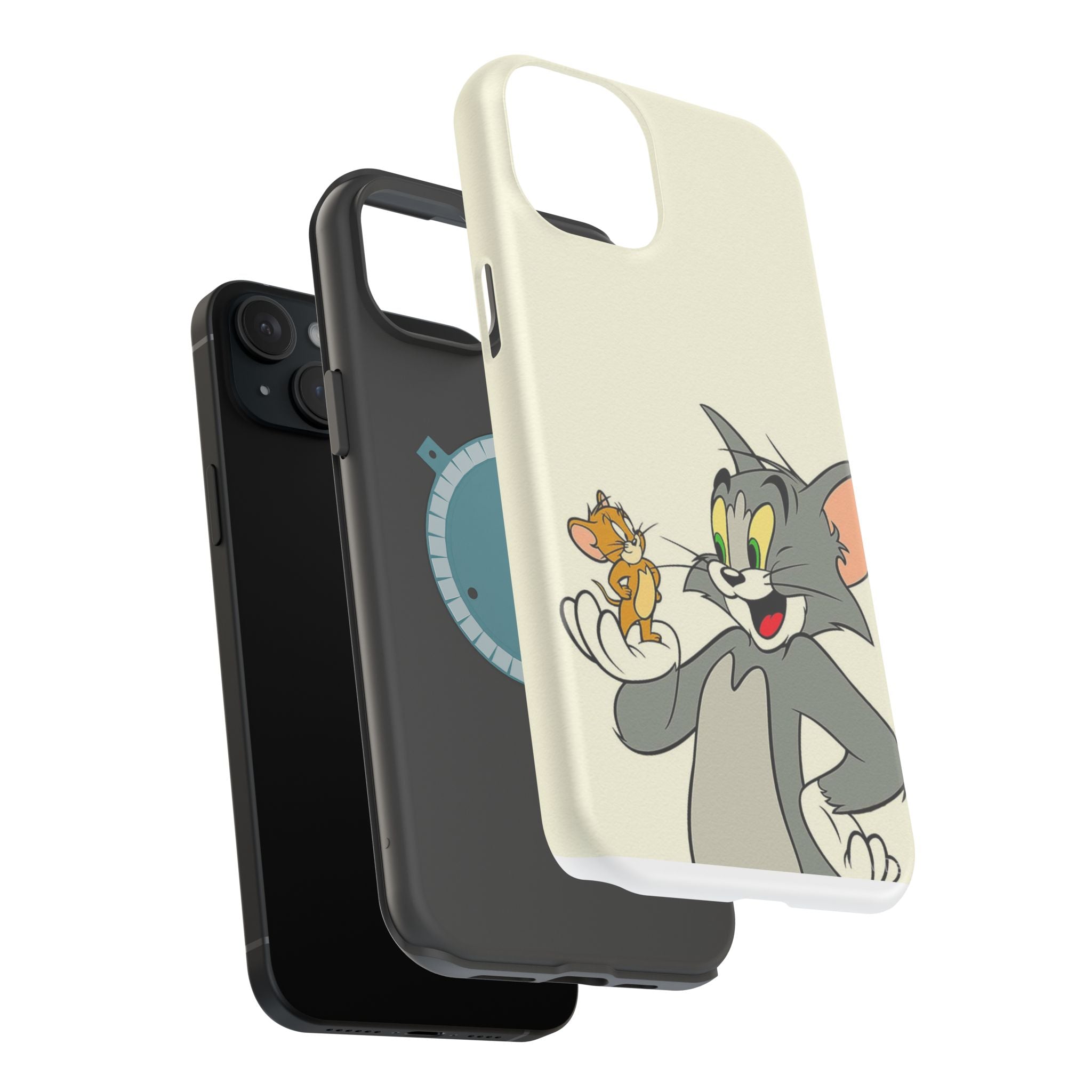 Cartoon Phone Case — Magnetic Impact-Resistant iPhone Cover