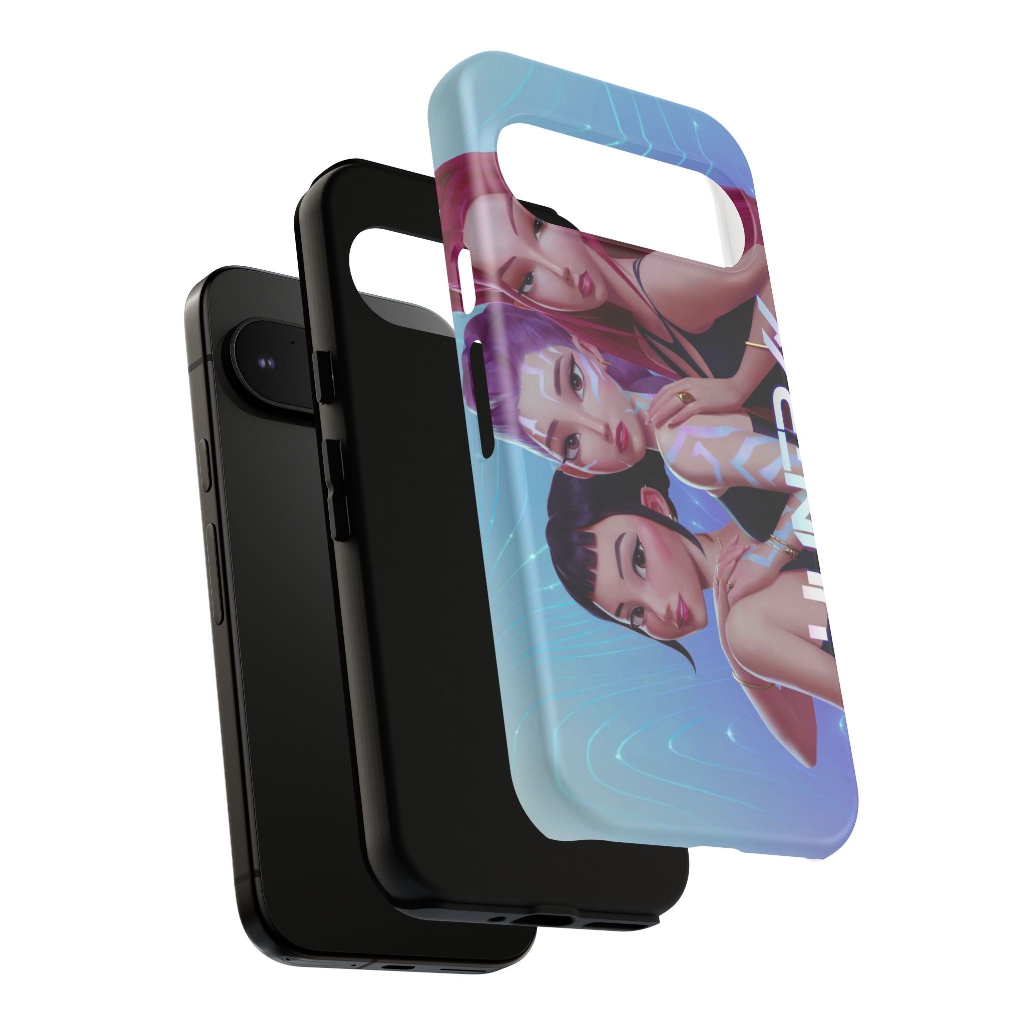 Phone Case — K Pop Demon Hunter Anime Trio Tough Protective Cover