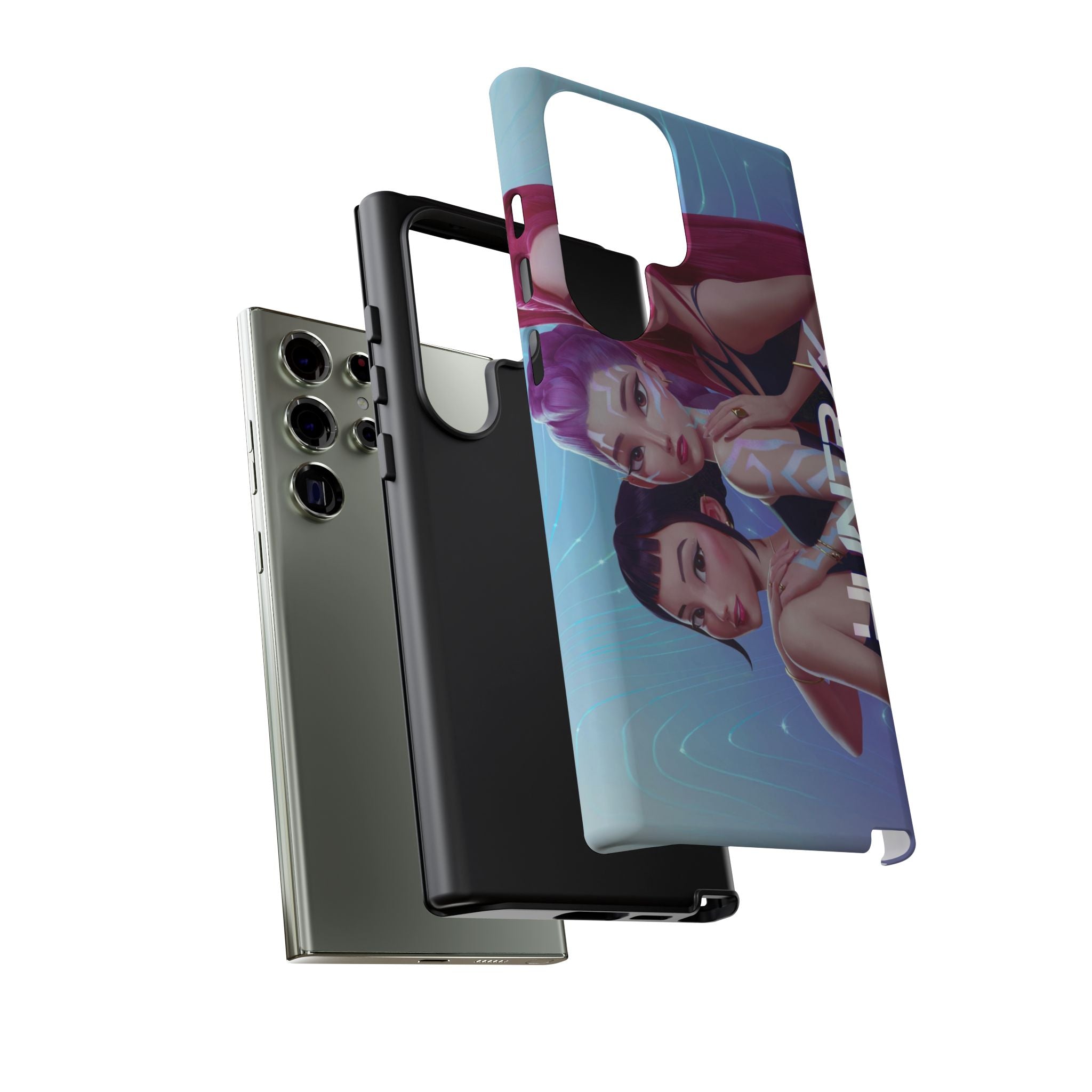 Phone Case — K Pop Demon Hunter Anime Trio Tough Protective Cover