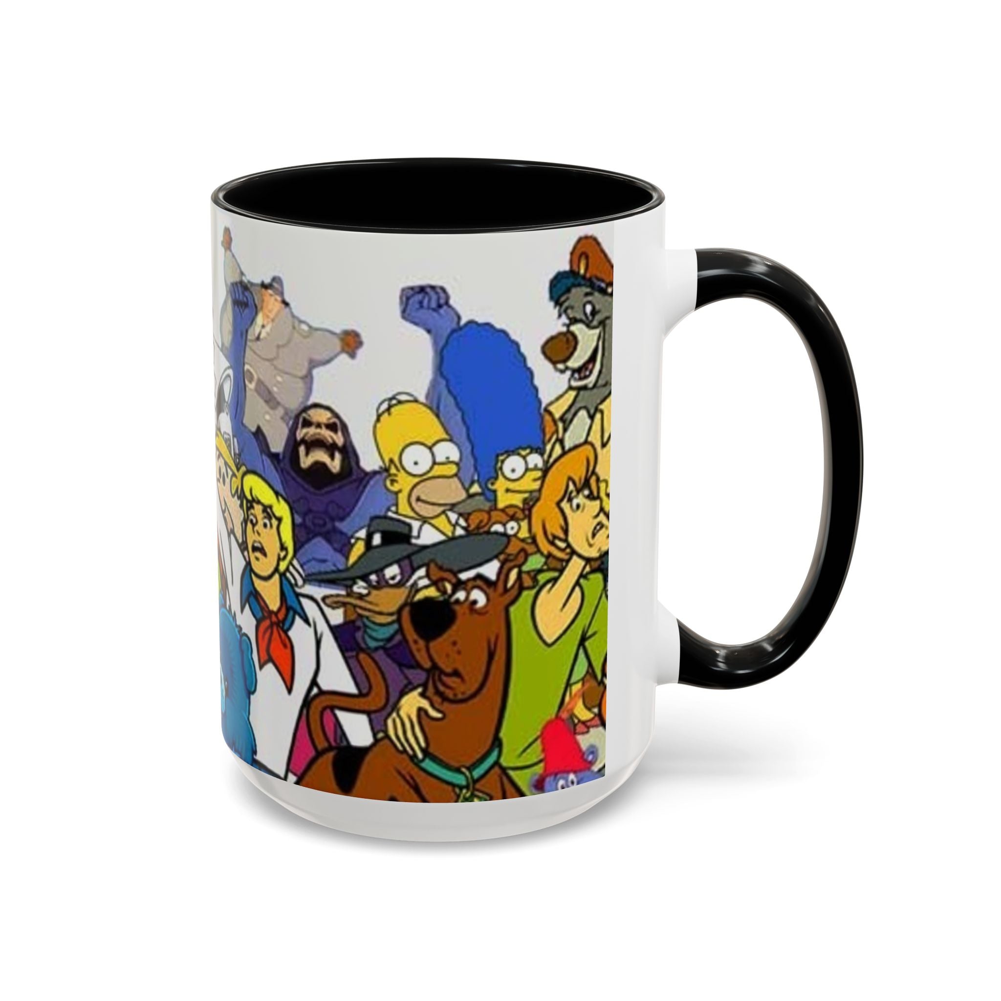 Cartoon Characters Coffee Mug — Classic Collage (11/15oz)