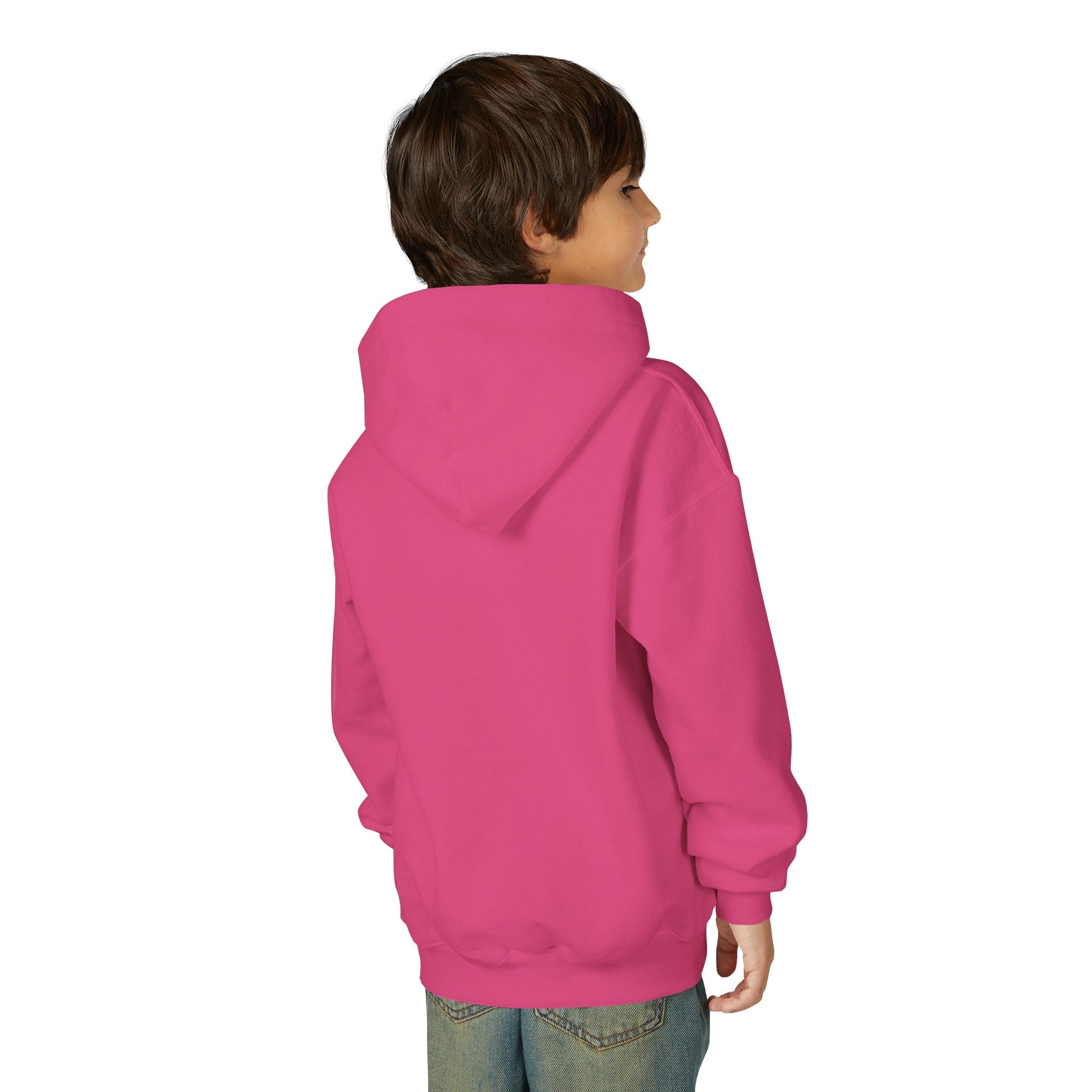 Youth Customizable White Hoodie - "Print it your way" Pullover