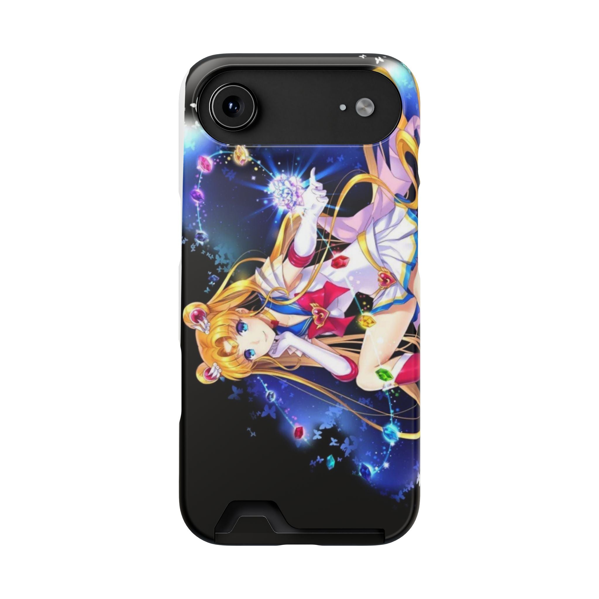 Sailor Moon Card Holder Phone Case — Anime Galaxy Magic Wallet Case