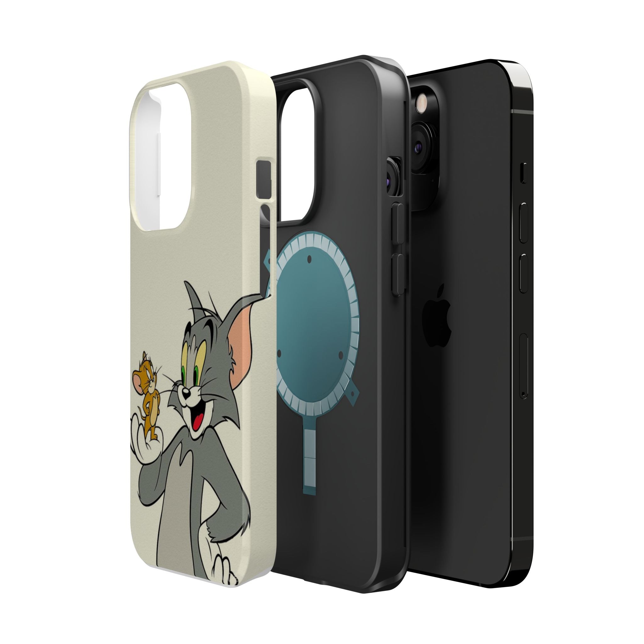 Cartoon Phone Case — Magnetic Impact-Resistant iPhone Cover