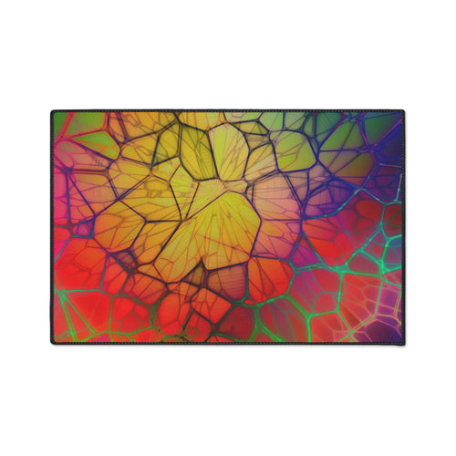 Vibrant Geode Heavy-Duty Rug