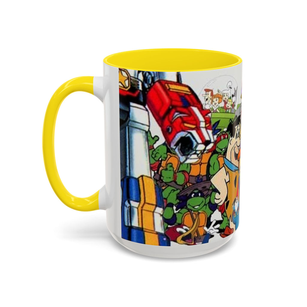 Cartoon Characters Coffee Mug — Classic Collage (11/15oz)