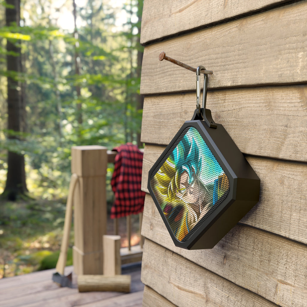 Warrior Bluetooth Speaker — Super Saiyan Artwork Portable Outdoor Speaker