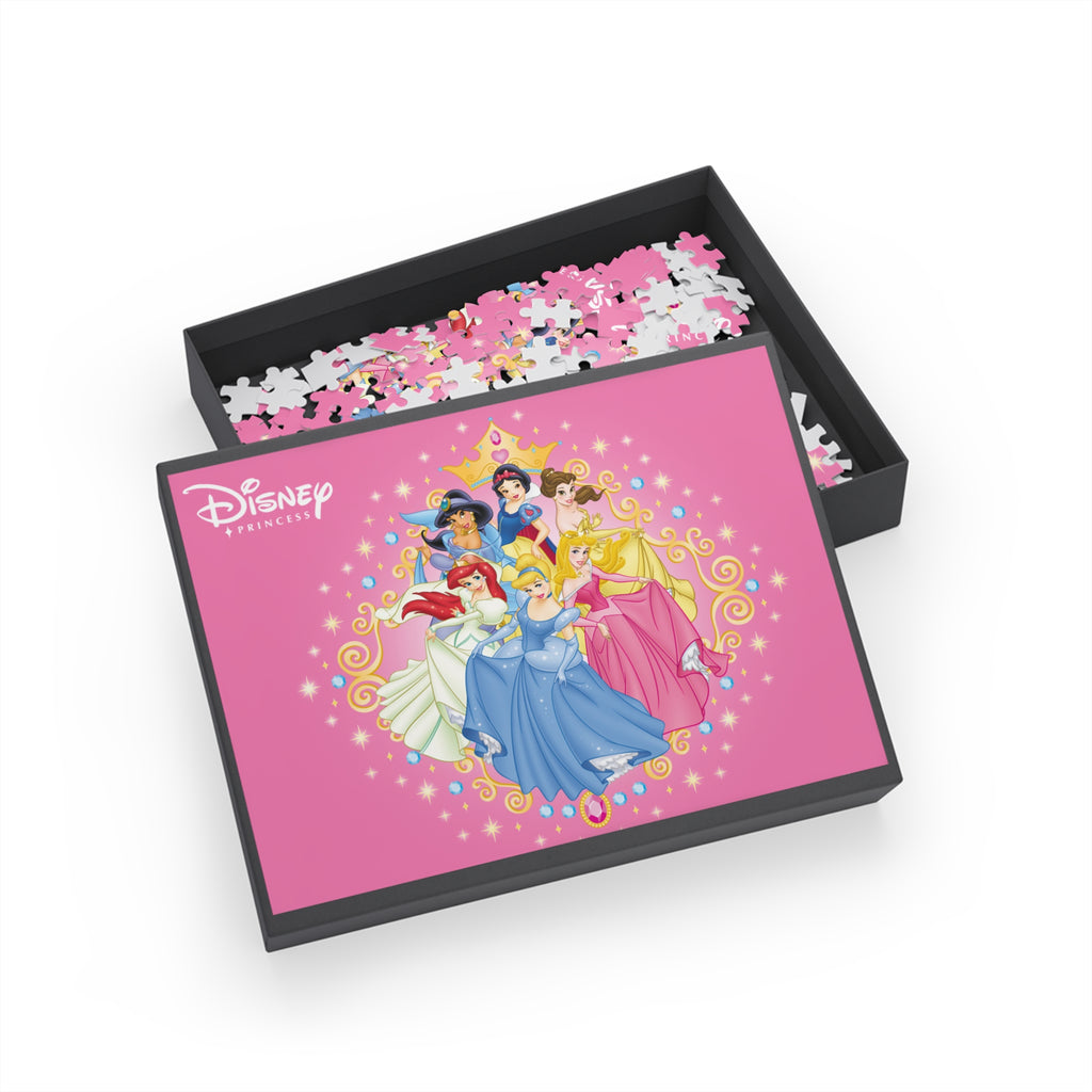 Dis Princess Jigsaw Puzzle — 96/252/500/1000-Piece Pink Princess Group Puzzle