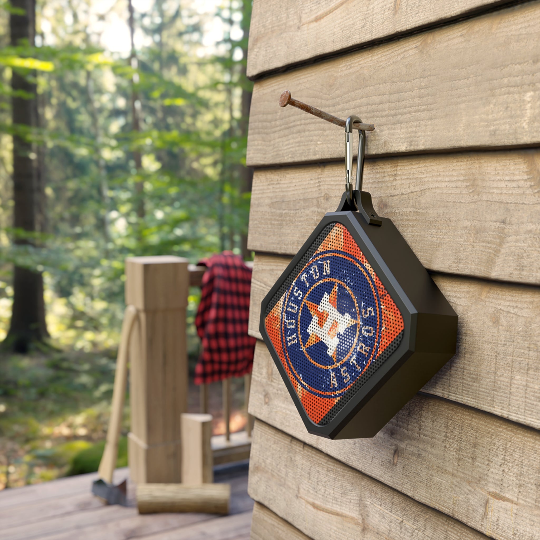 HTown Logo Portable Bluetooth Speaker — Rugged Outdoor Splashproof Speaker