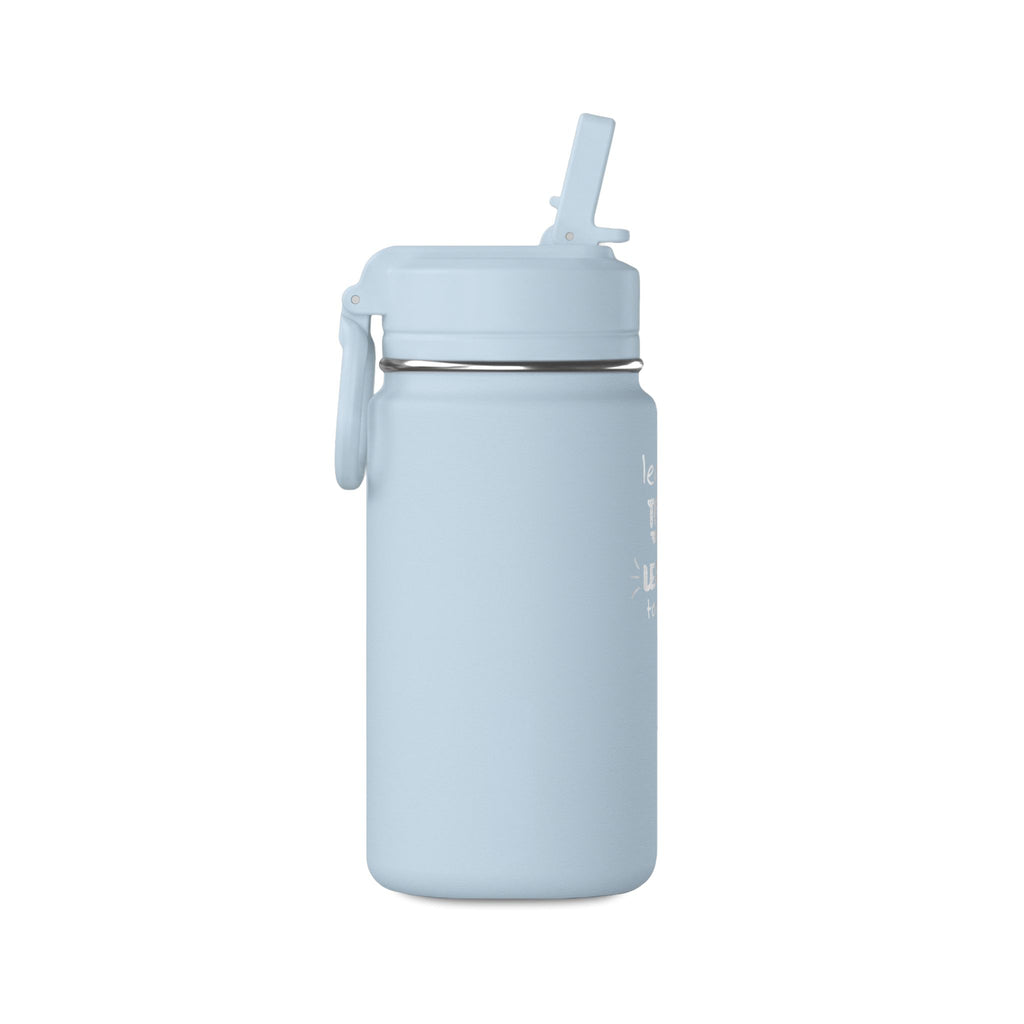Learning Today, Leading Tomorrow Mini Water Bottle — 14oz Motivational Kids Drink Bottle