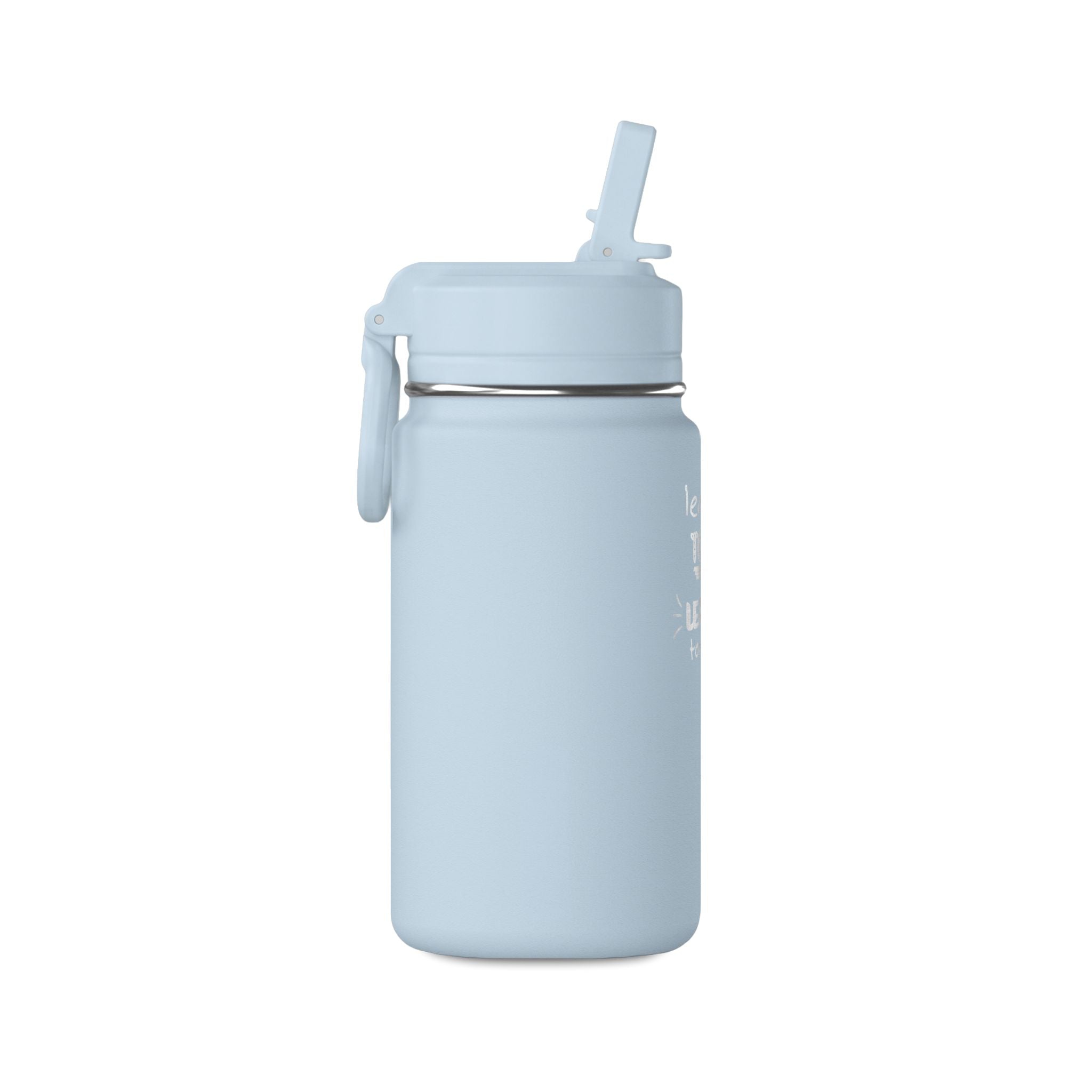 Learning Today, Leading Tomorrow Mini Water Bottle — 14oz Motivational Kids Drink Bottle