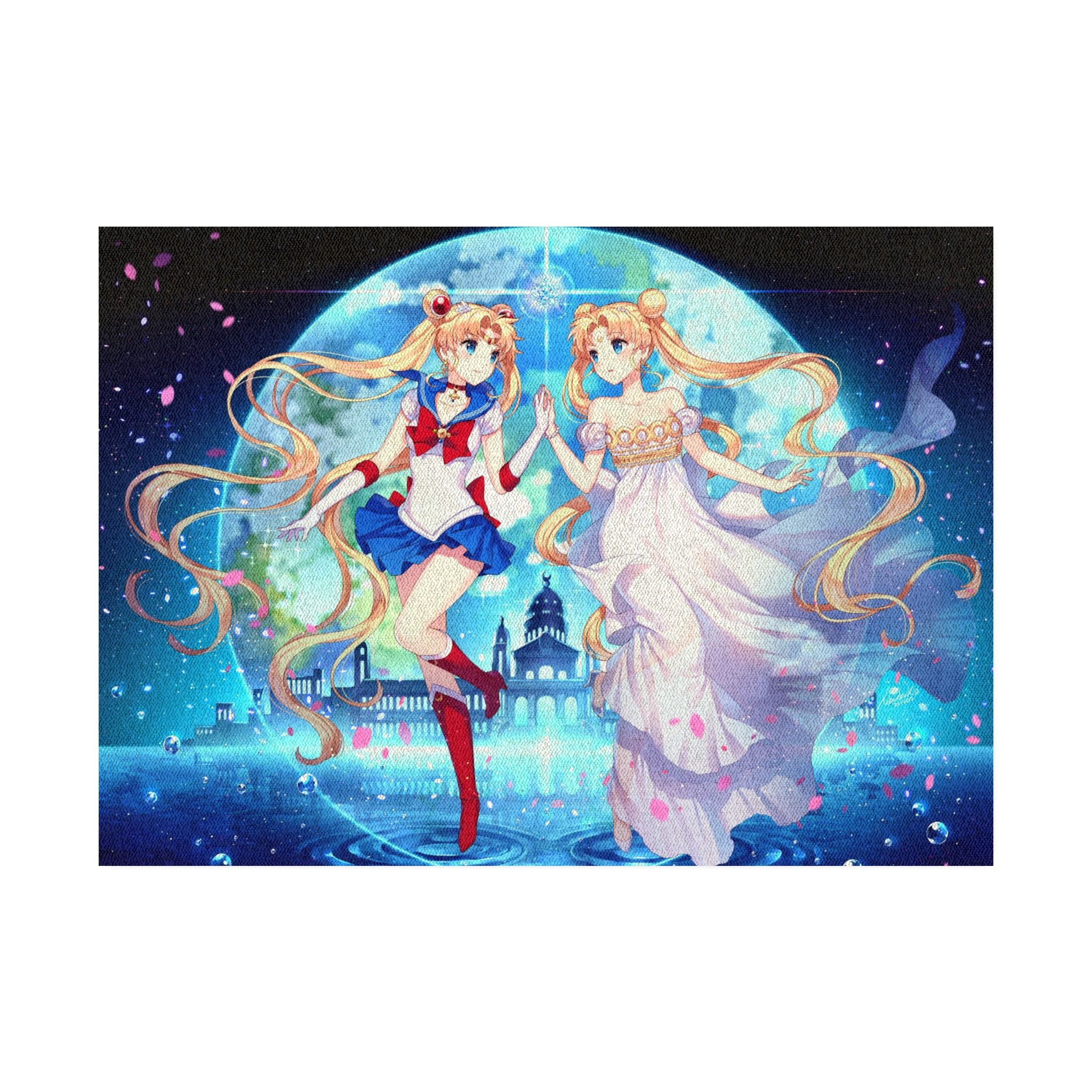 Sailor Moon Twin Princess Anime Rug — Magical Girl Bedroom Decor