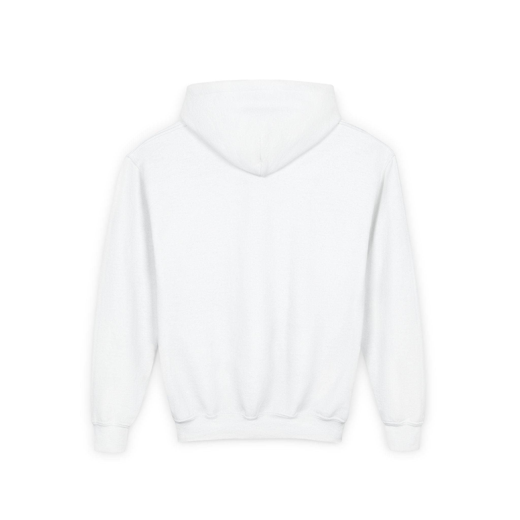 Youth Customizable White Hoodie - "Print it your way" Pullover