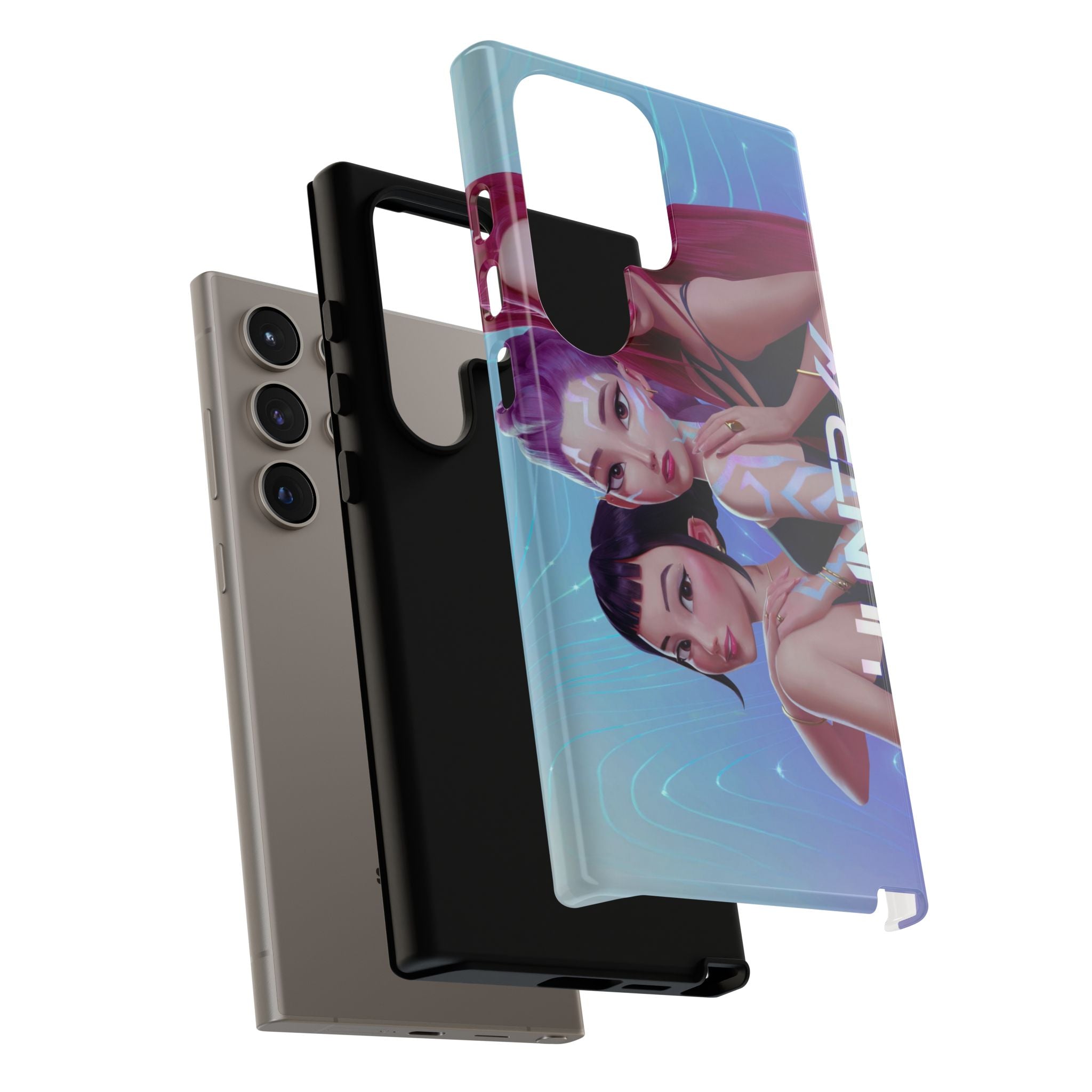 Phone Case — K Pop Demon Hunter Anime Trio Tough Protective Cover