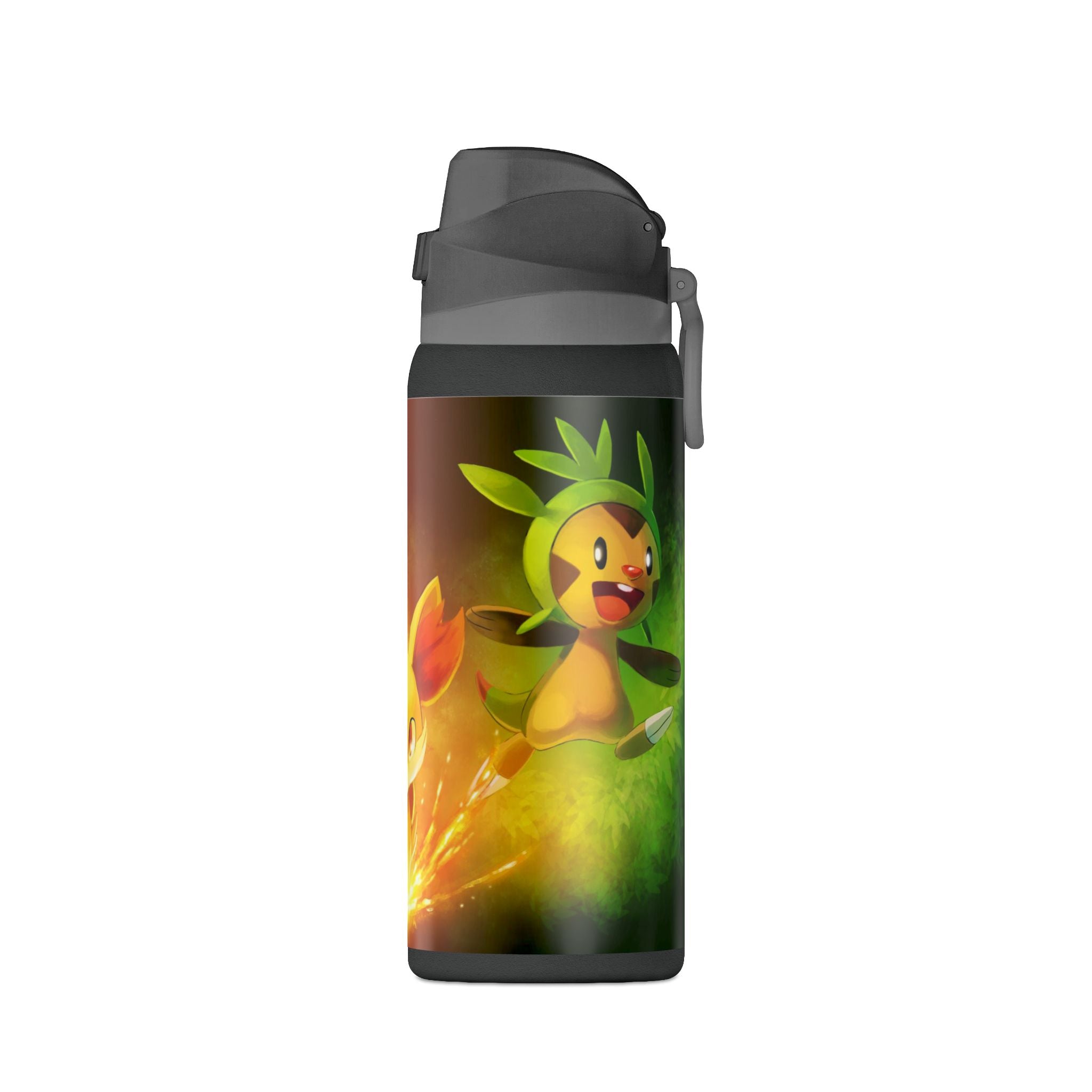 Insulated Water Bottle — Triple Poke Character Design (32oz)