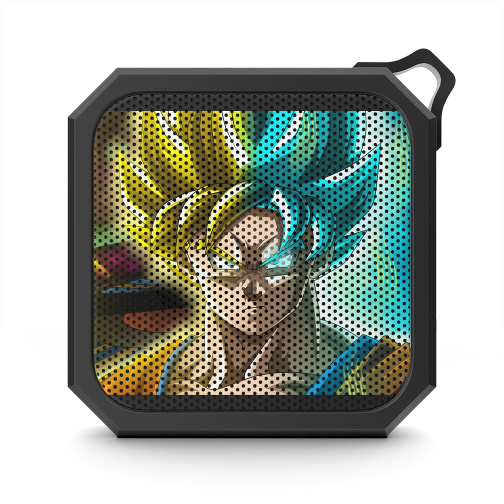 Warrior Bluetooth Speaker — Super Saiyan Artwork Portable Outdoor Speaker