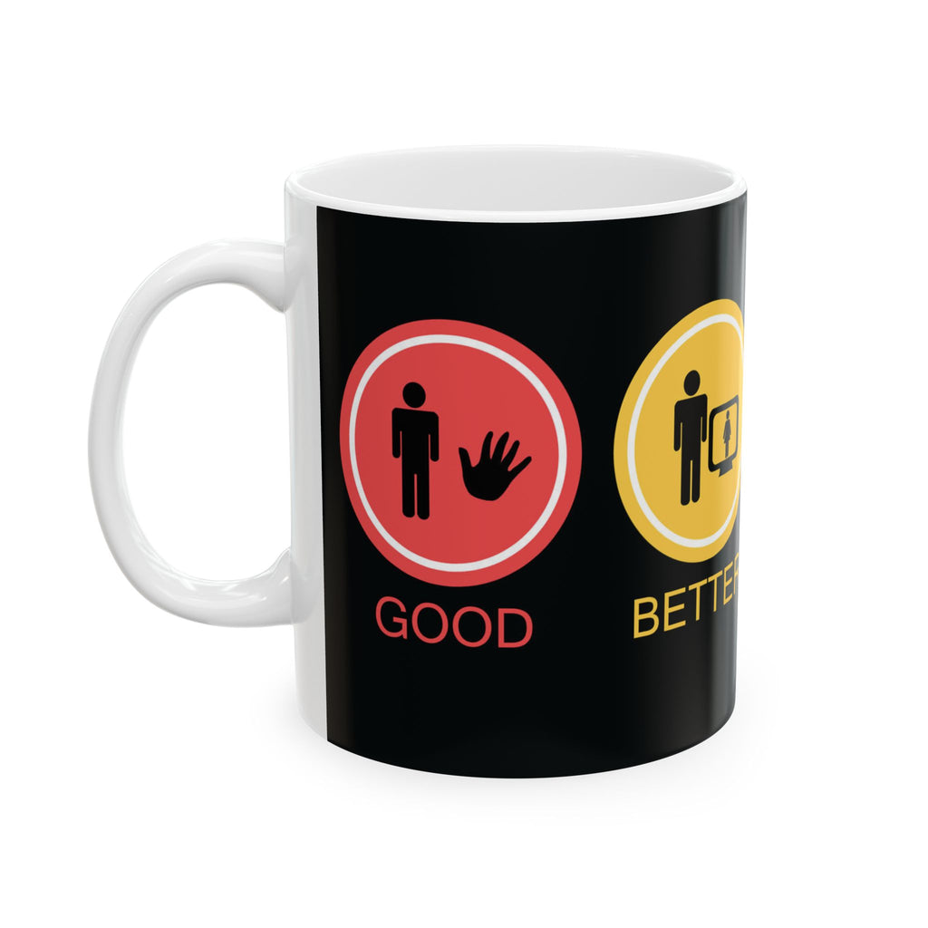Funny Relationship Icon Ceramic Mug — 'Better/Perfect' Couples Humor Coffee Cup (11oz/15oz)