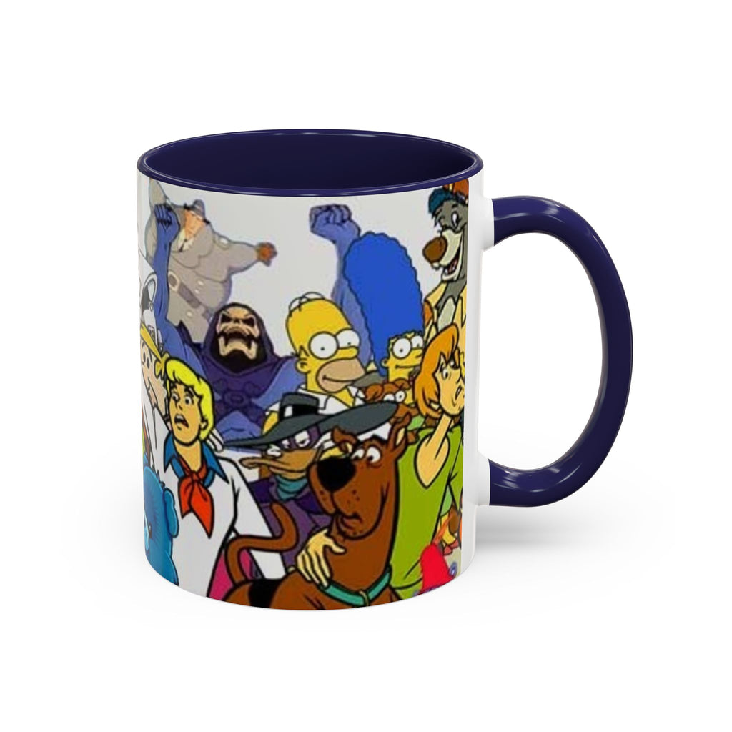 Cartoon Characters Coffee Mug — Classic Collage (11/15oz)