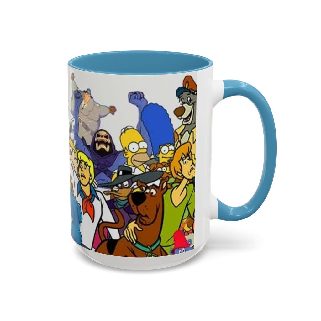 Cartoon Characters Coffee Mug — Classic Collage (11/15oz)