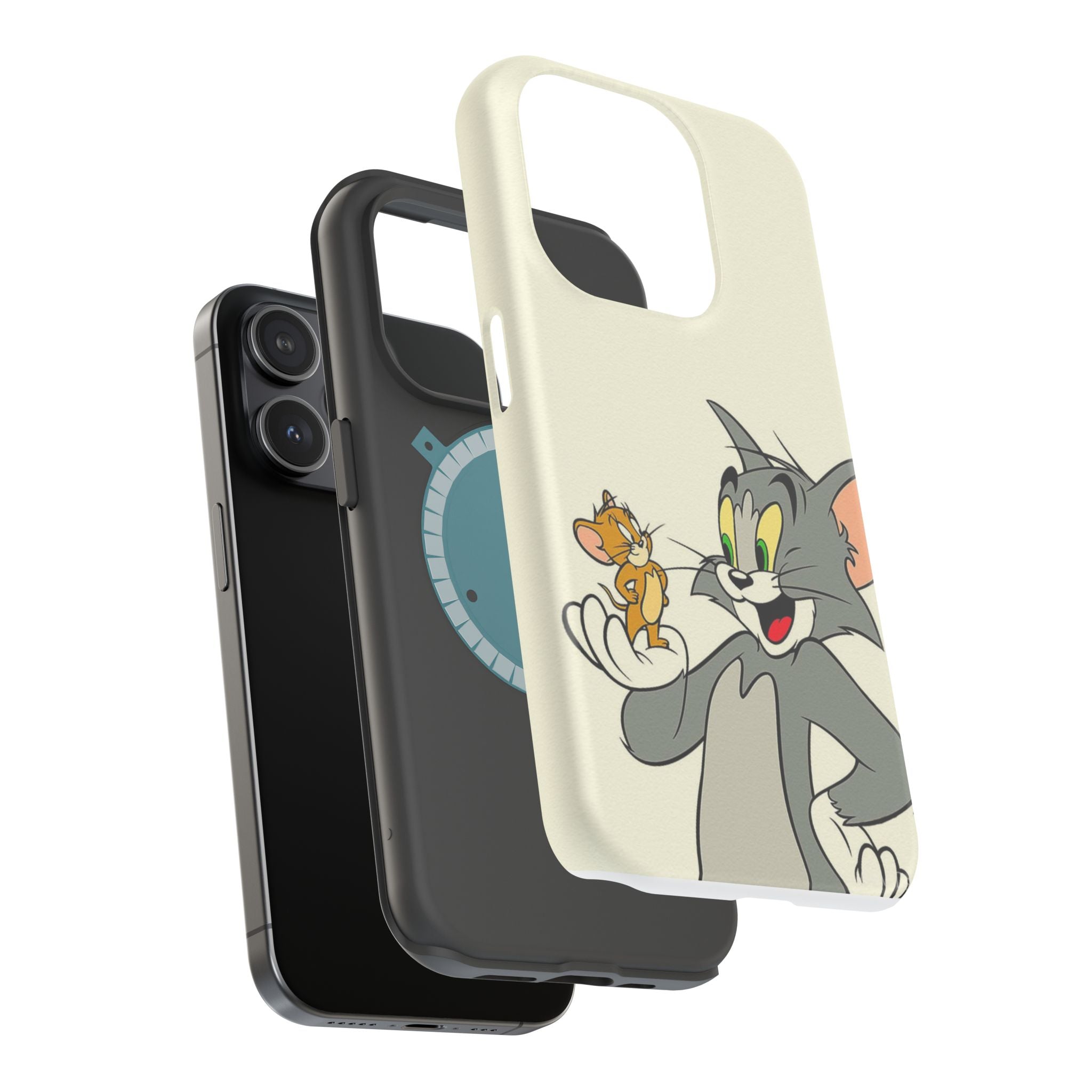 Cartoon Phone Case — Magnetic Impact-Resistant iPhone Cover