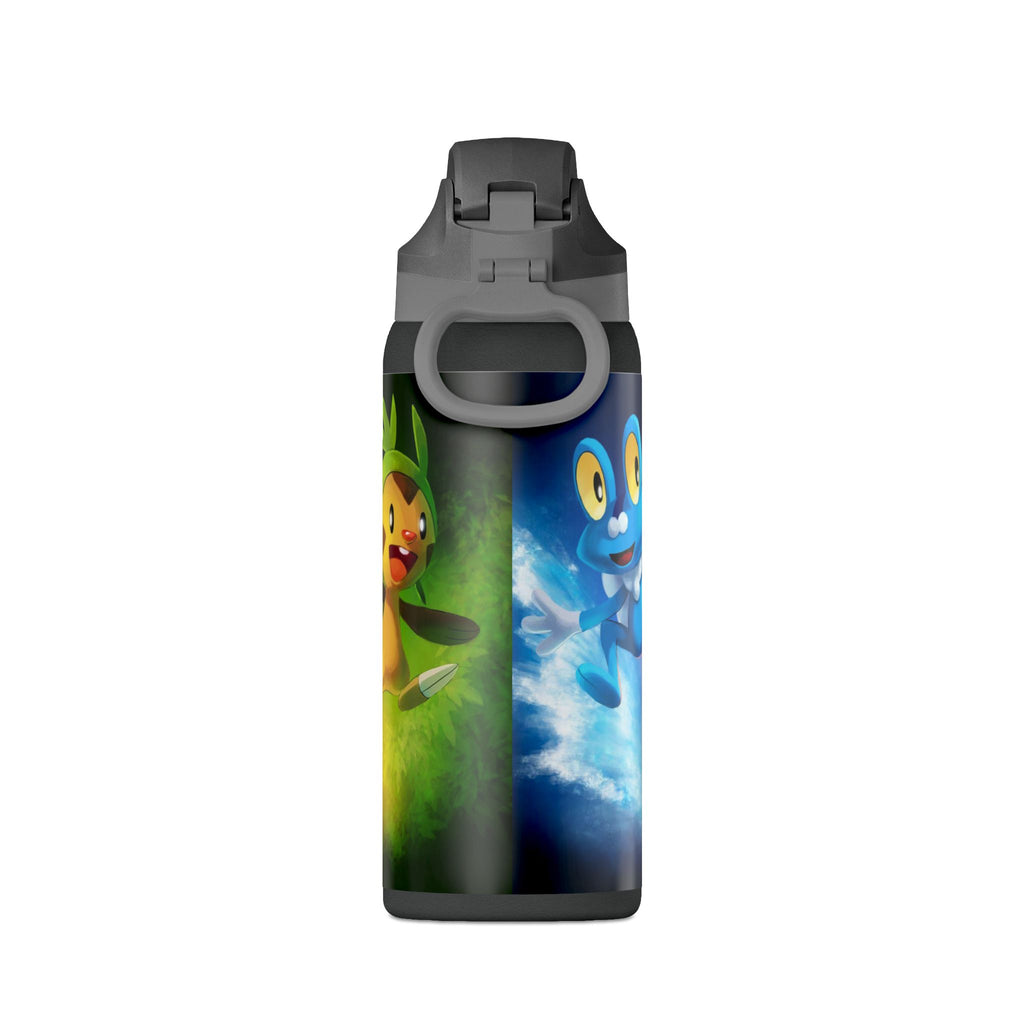 Insulated Water Bottle — Triple Poke Character Design (32oz)