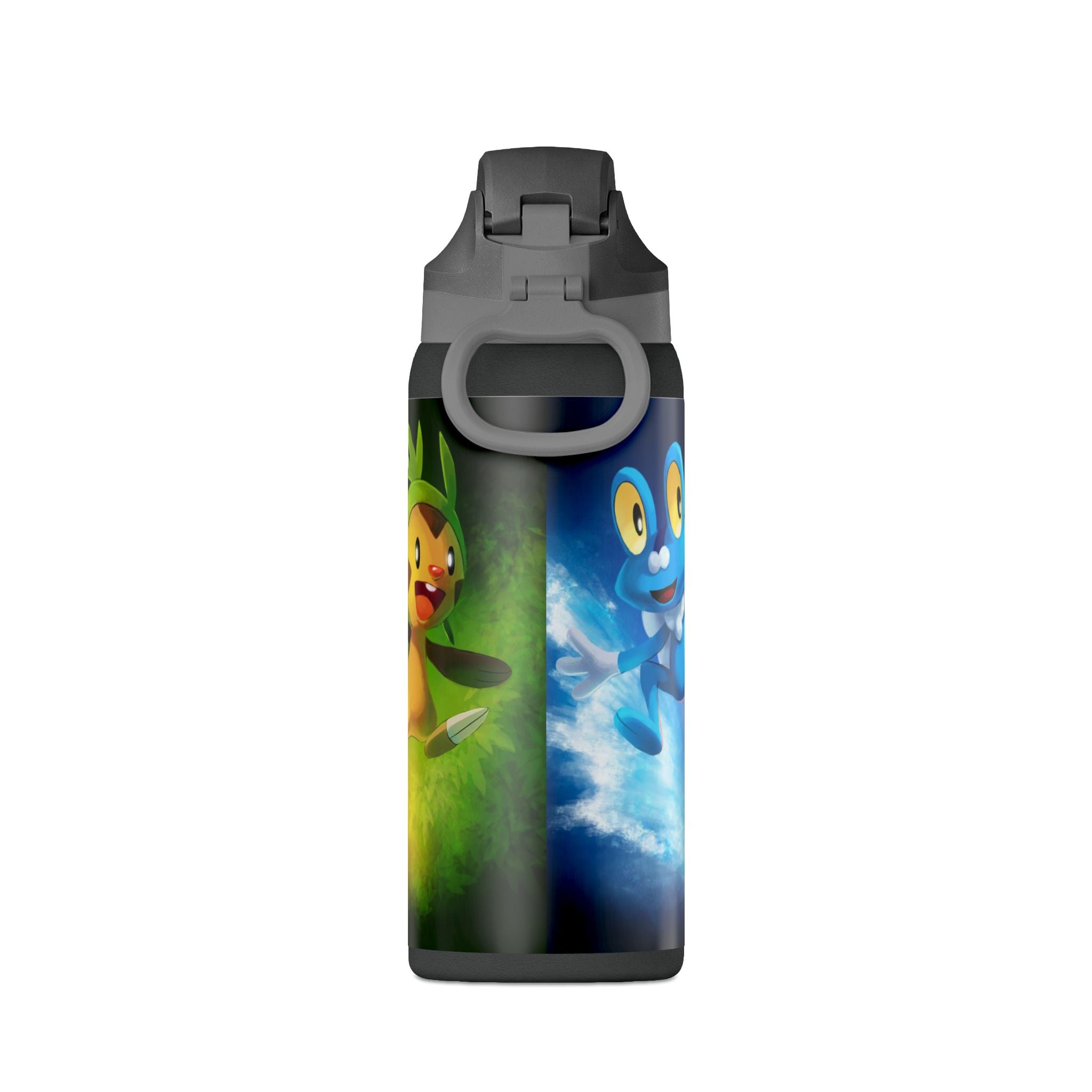 Insulated Water Bottle — Triple Poke Character Design (32oz)