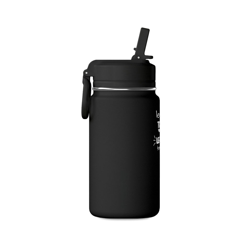 Learning Today, Leading Tomorrow Mini Water Bottle — 14oz Motivational Kids Drink Bottle