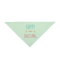 Happy and Dazzling Pet Bandana — Bright Neon Green Dog & Cat Accessory
