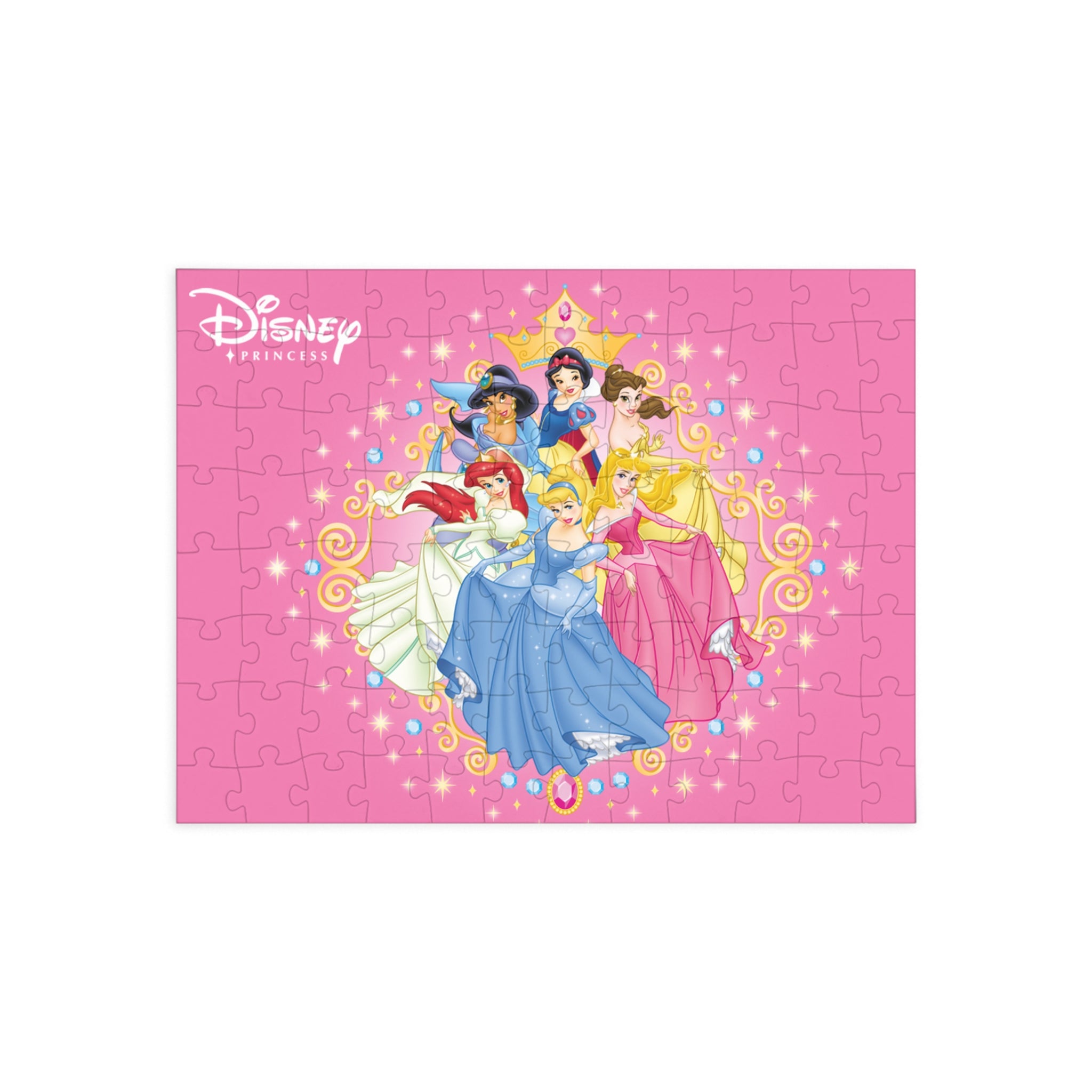 Dis Princess Jigsaw Puzzle — 96/252/500/1000-Piece Pink Princess Group Puzzle