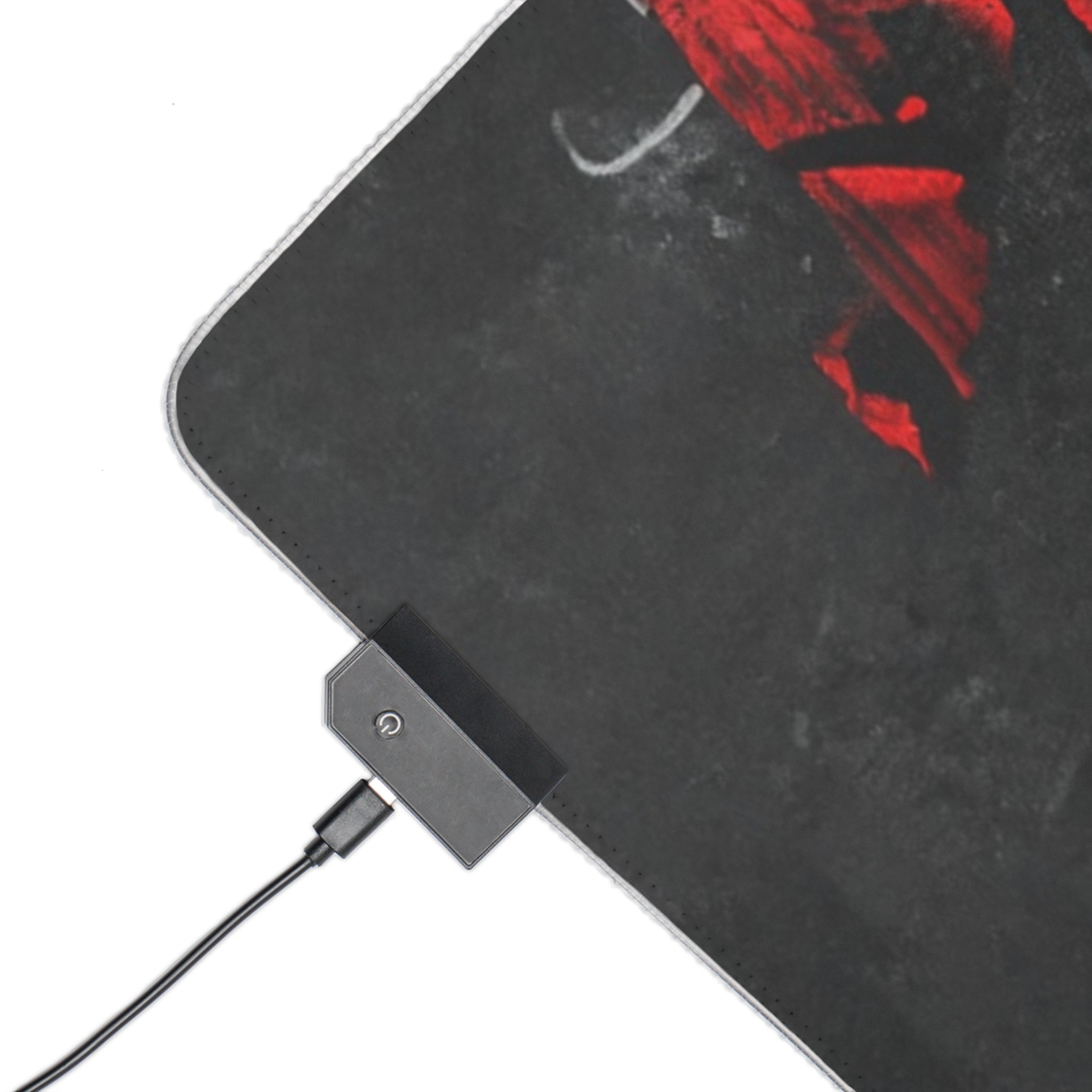 Ghost Face LED Gaming Mouse Pad — 'Scream' RGB Desk Mat for Gamers