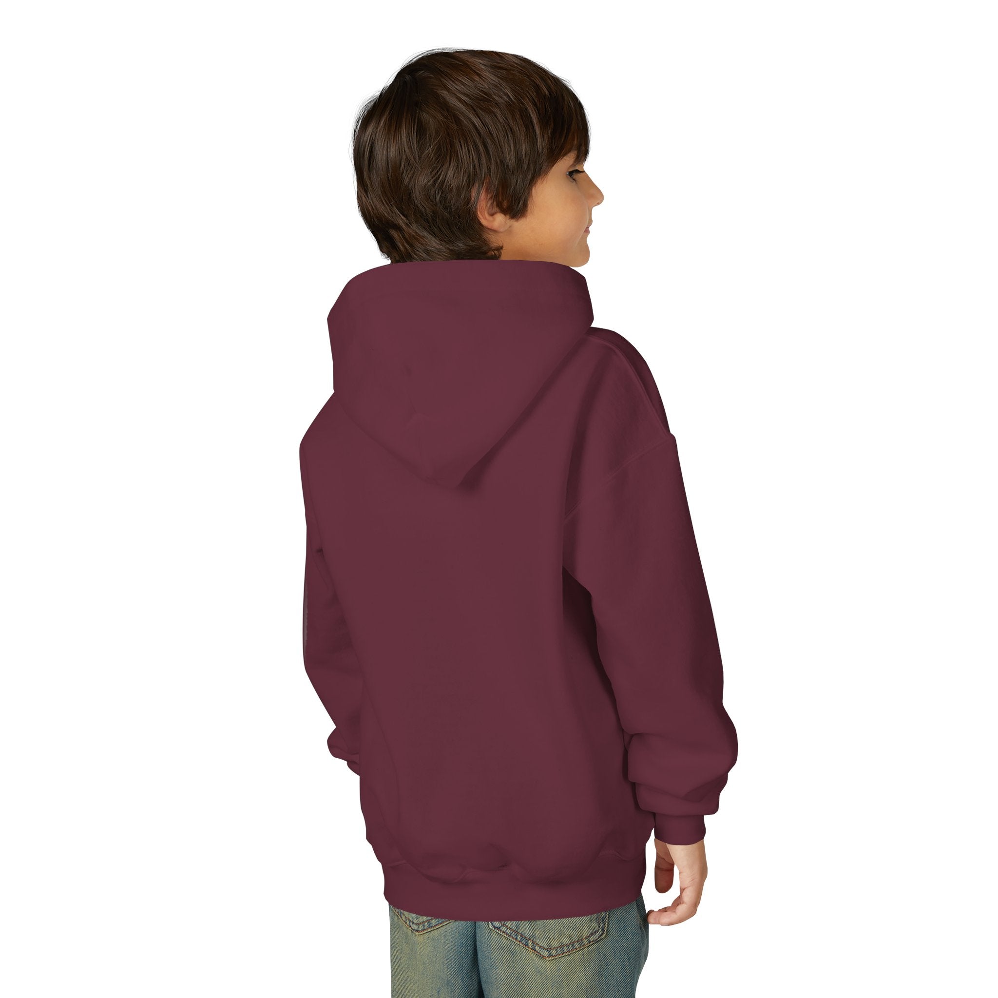 Youth Customizable White Hoodie - "Print it your way" Pullover