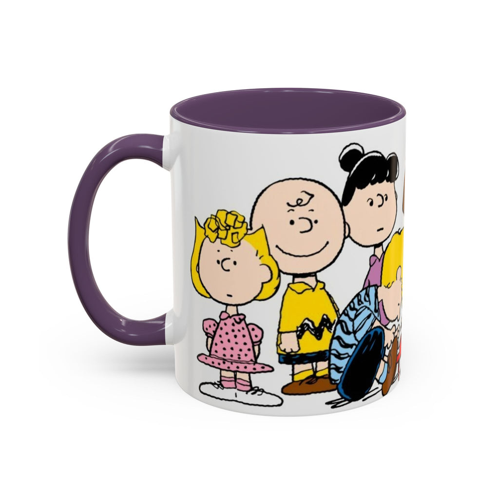 Peanuts Gang Coffee Mug – Charlie Brown, Snoopy & Friends Accent Mug (11/15oz)