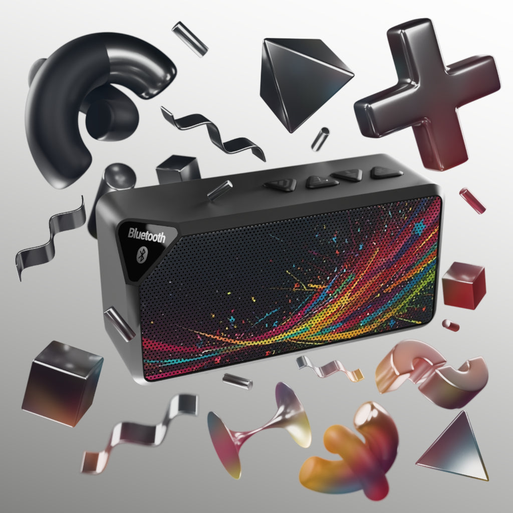 Bluetooth Speaker – Colorful Wave Portable Wireless Speaker