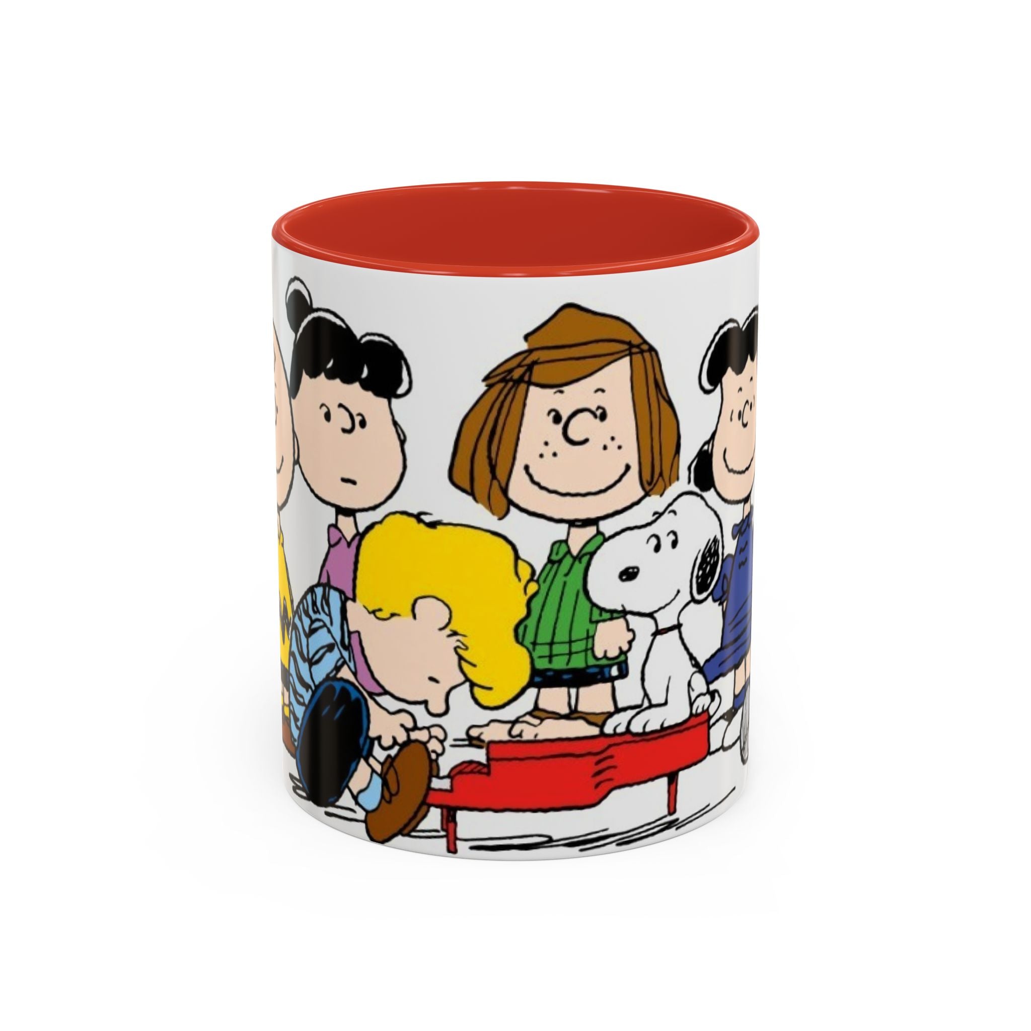Peanuts Gang Coffee Mug – Charlie Brown, Snoopy & Friends Accent Mug (11/15oz)