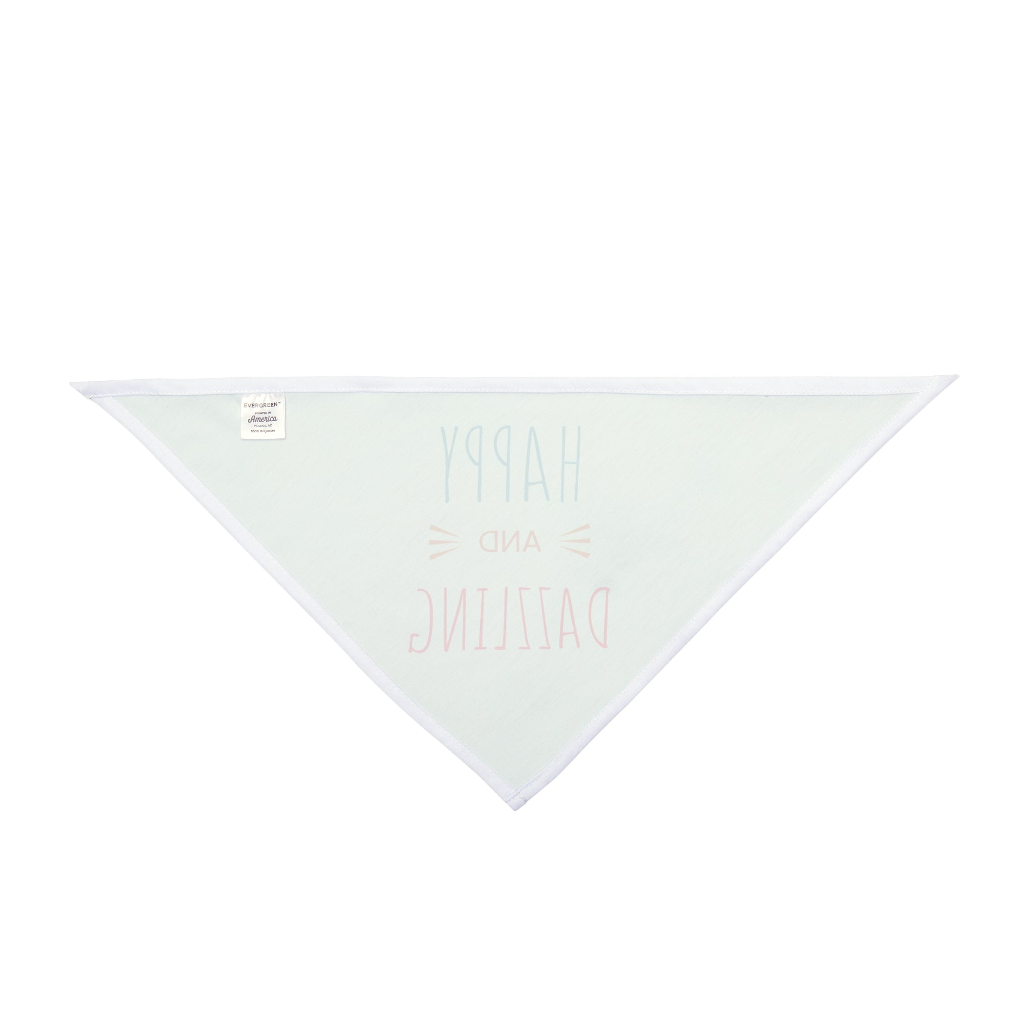 Happy and Dazzling Pet Bandana — Bright Neon Green Dog & Cat Accessory