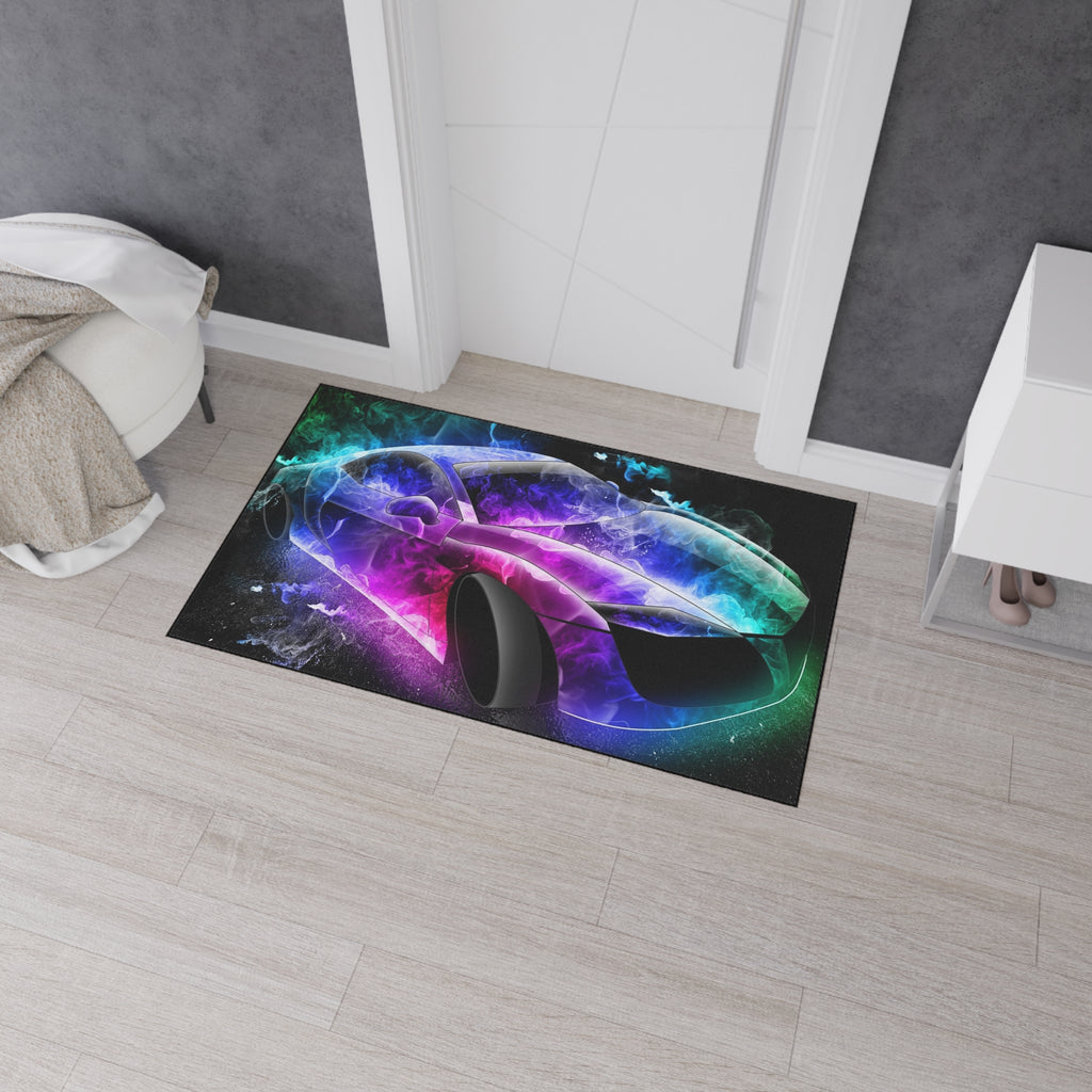 Racing Smoke Car Heavy-Duty Floor Mat