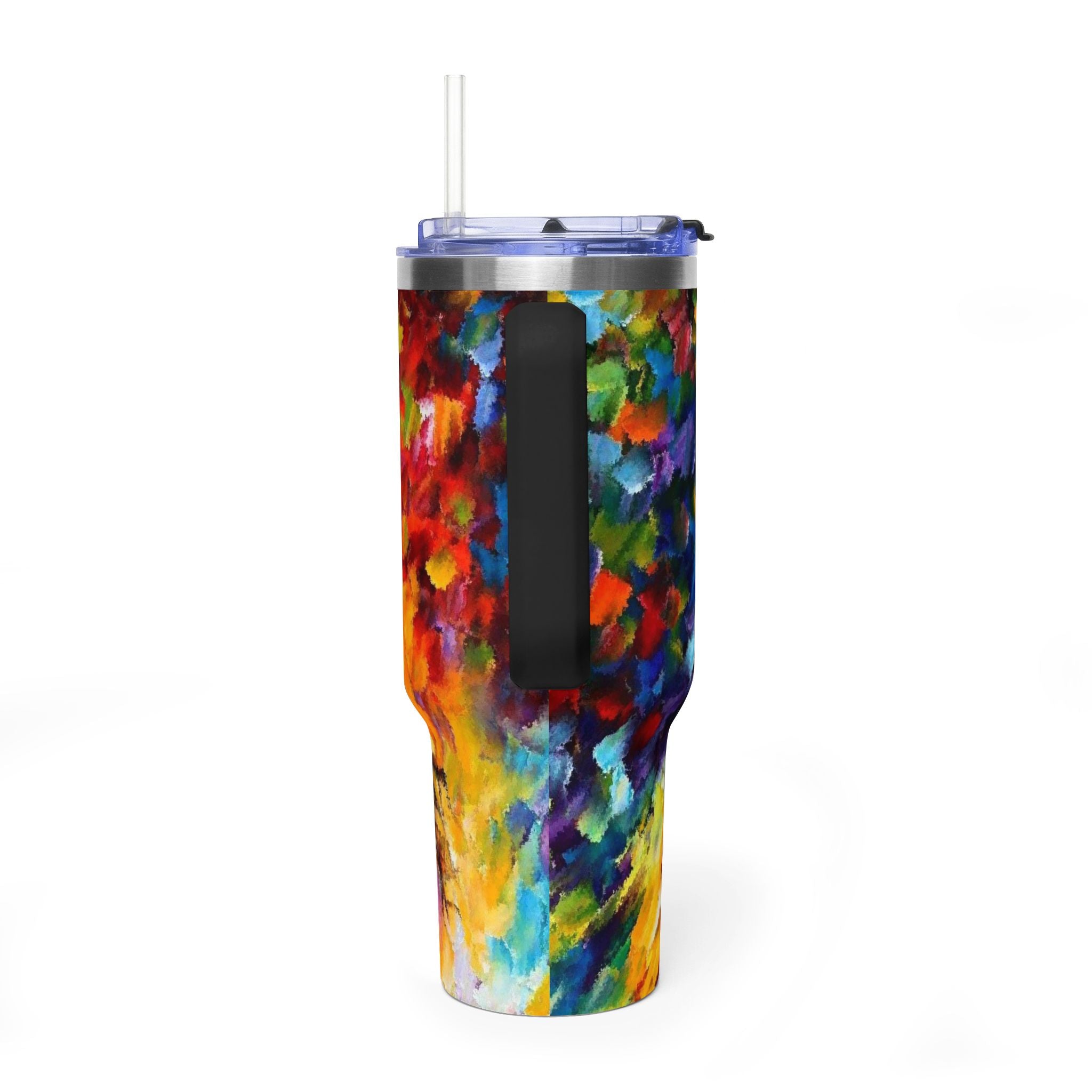 MJ 40oz Thermal Tumbler — Colorful MJ Portrait