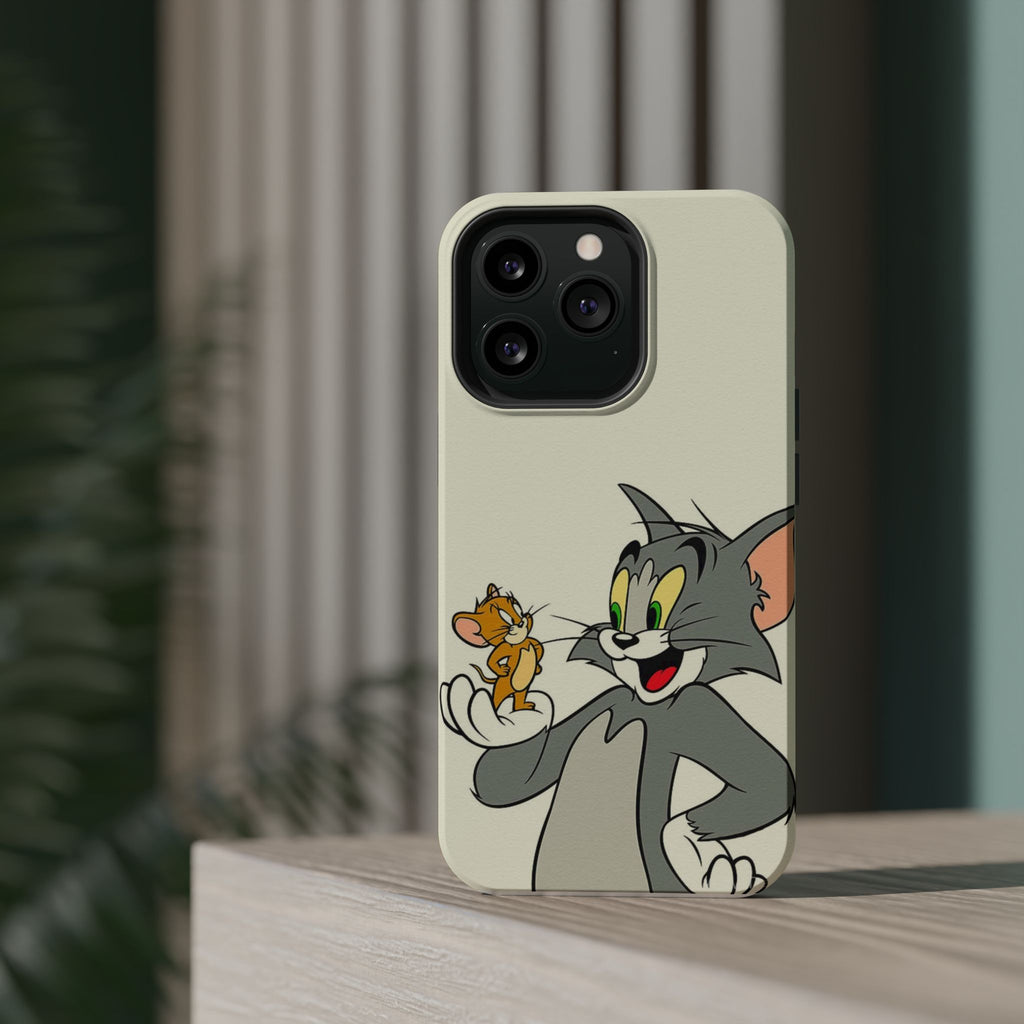 Cartoon Phone Case — Magnetic Impact-Resistant iPhone Cover