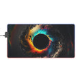 LED Gaming Mouse Pad – Colorful Eye RGB Desk Mat