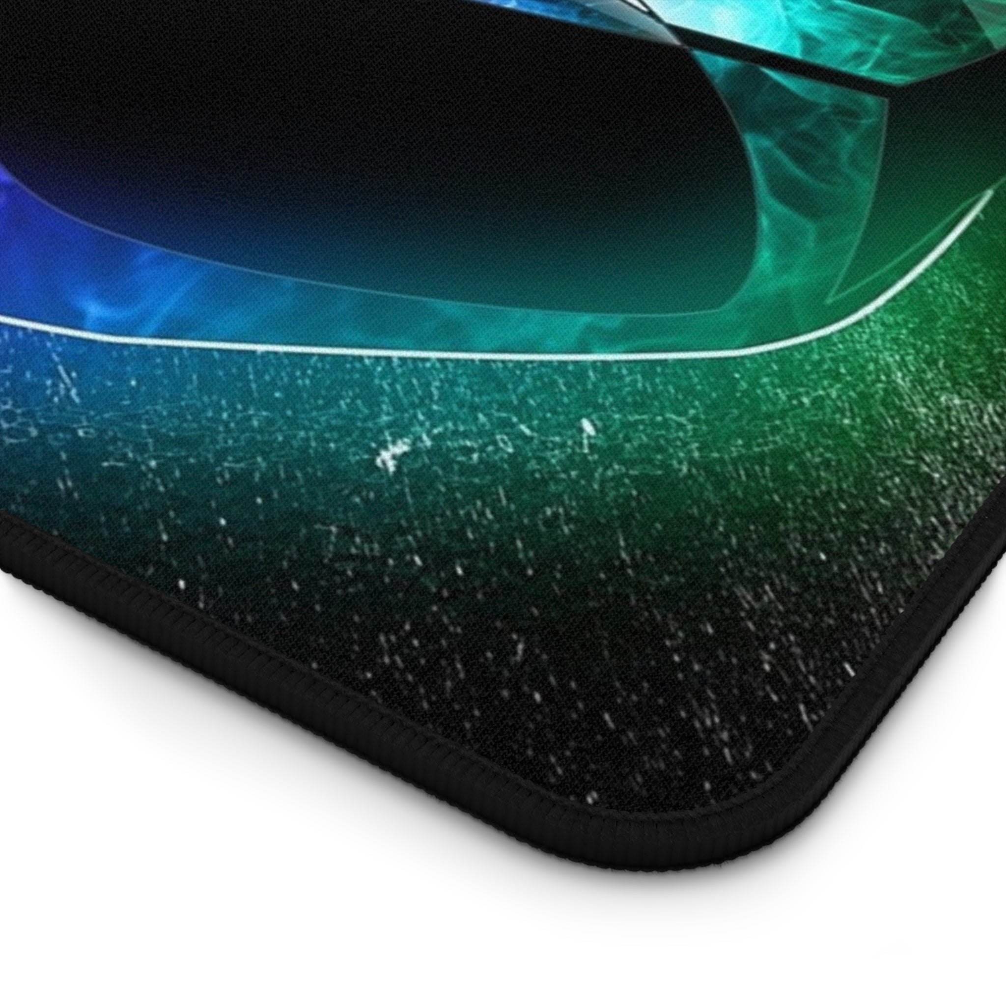 Gaming Desk Mat — Neon Smoke Sports Car Mouse Pad