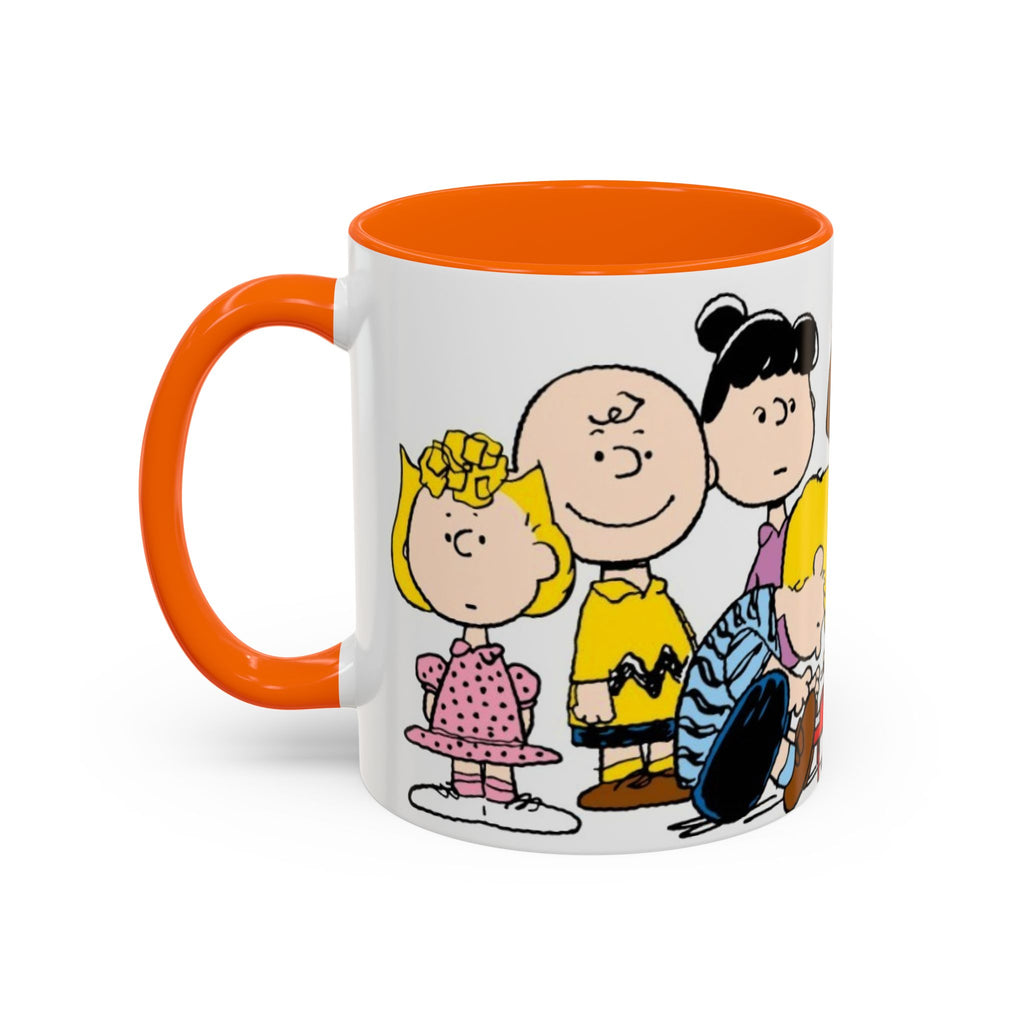 Peanuts Gang Coffee Mug – Charlie Brown, Snoopy & Friends Accent Mug (11/15oz)