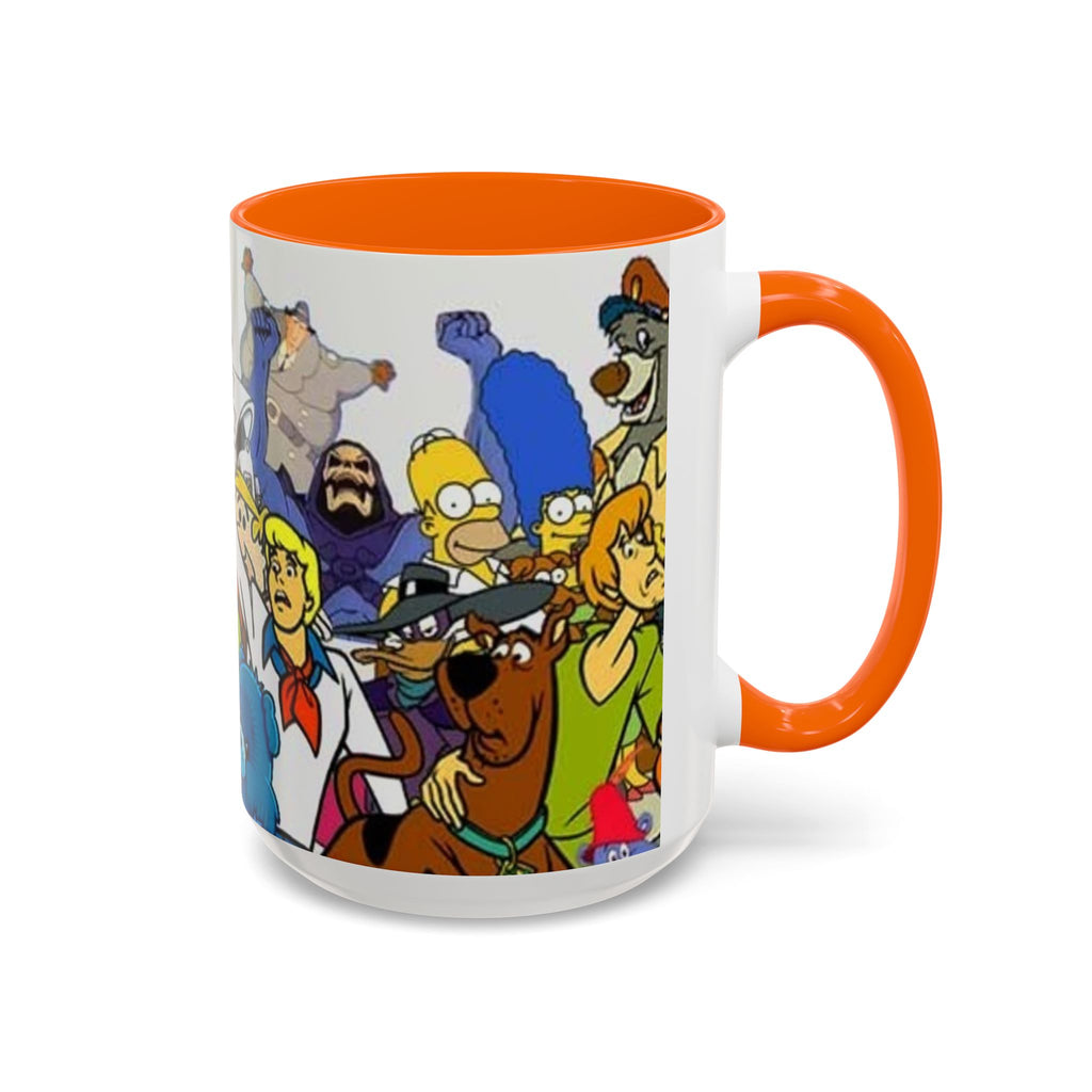 Cartoon Characters Coffee Mug — Classic Collage (11/15oz)
