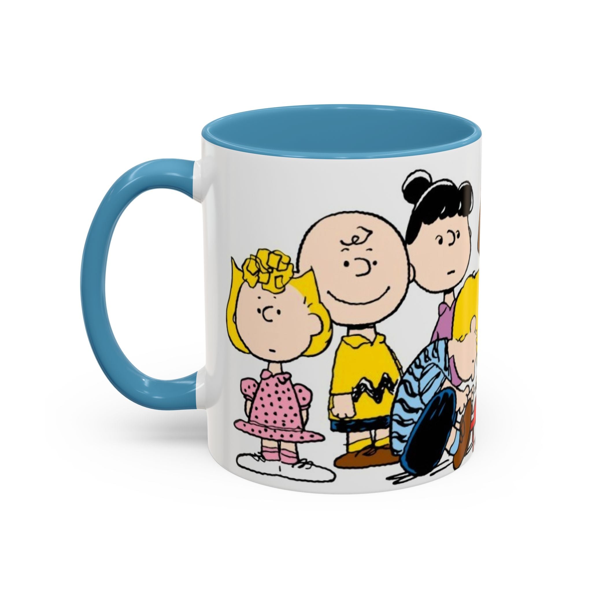 Peanuts Gang Coffee Mug – Charlie Brown, Snoopy & Friends Accent Mug (11/15oz)