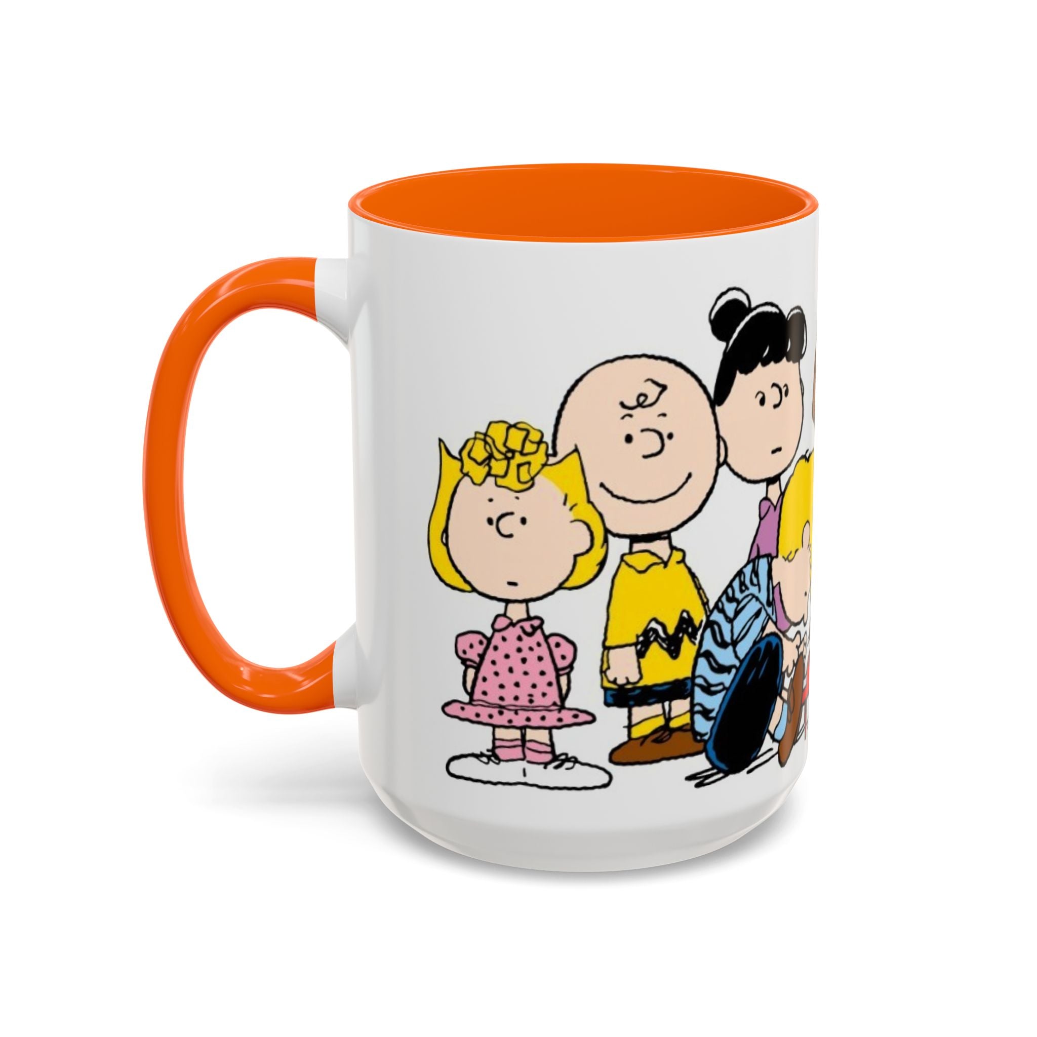Peanuts Gang Coffee Mug – Charlie Brown, Snoopy & Friends Accent Mug (11/15oz)