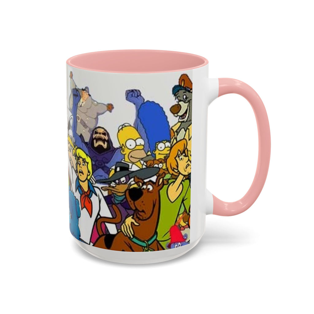 Cartoon Characters Coffee Mug — Classic Collage (11/15oz)