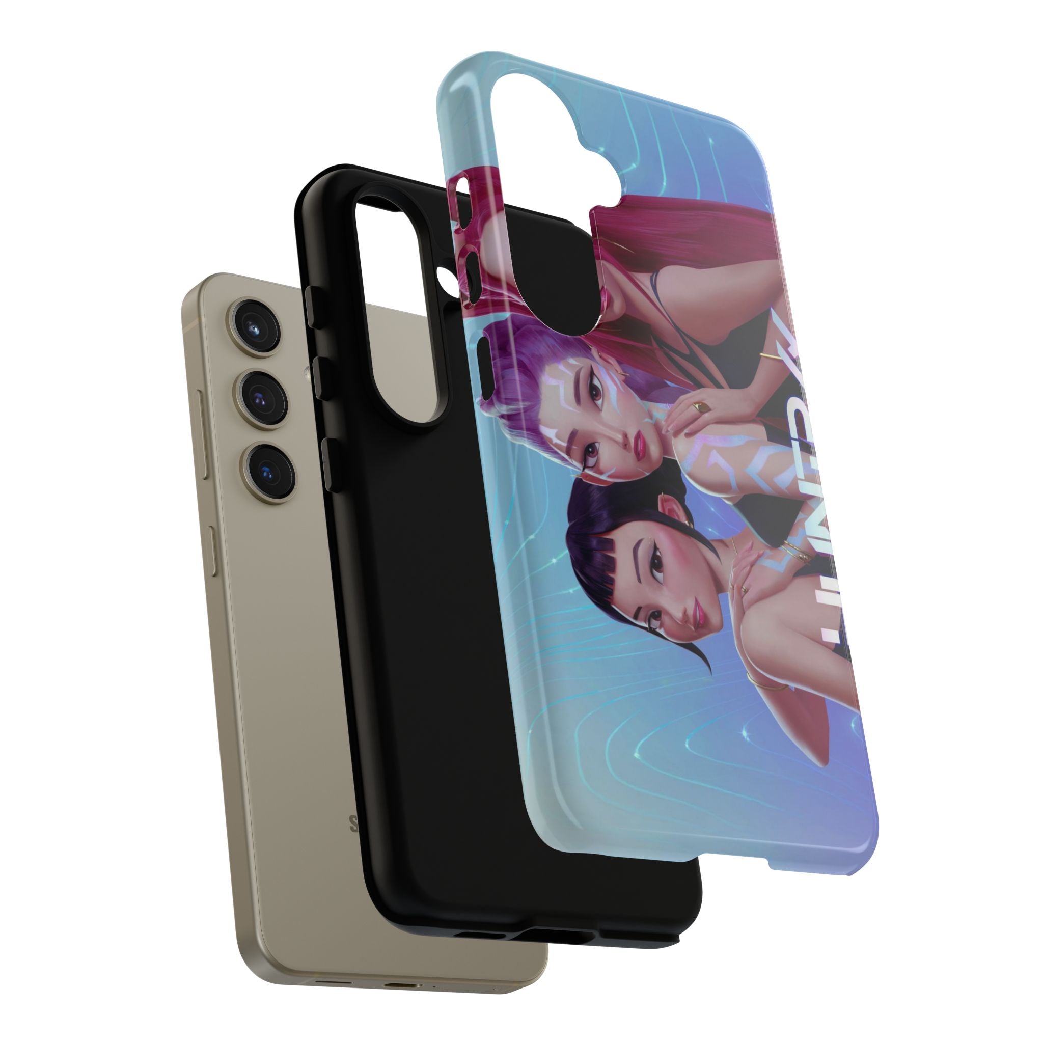 Phone Case — K Pop Demon Hunter Anime Trio Tough Protective Cover