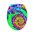 Tie-Dye Spiral 3-Piece Bath Mat Set