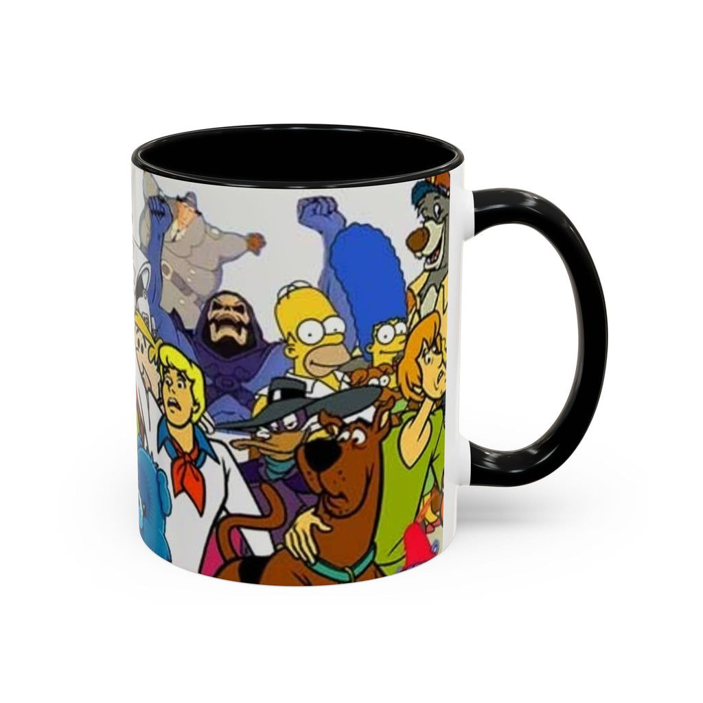 Cartoon Characters Coffee Mug — Classic Collage (11/15oz)