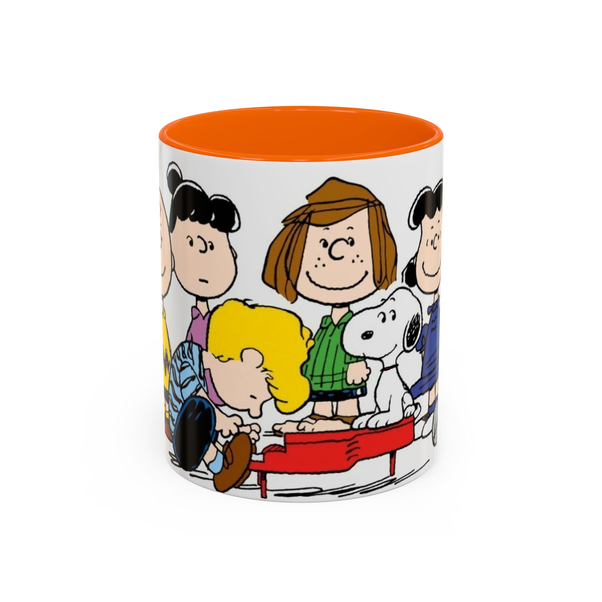 Peanuts Gang Coffee Mug – Charlie Brown, Snoopy & Friends Accent Mug (11/15oz)