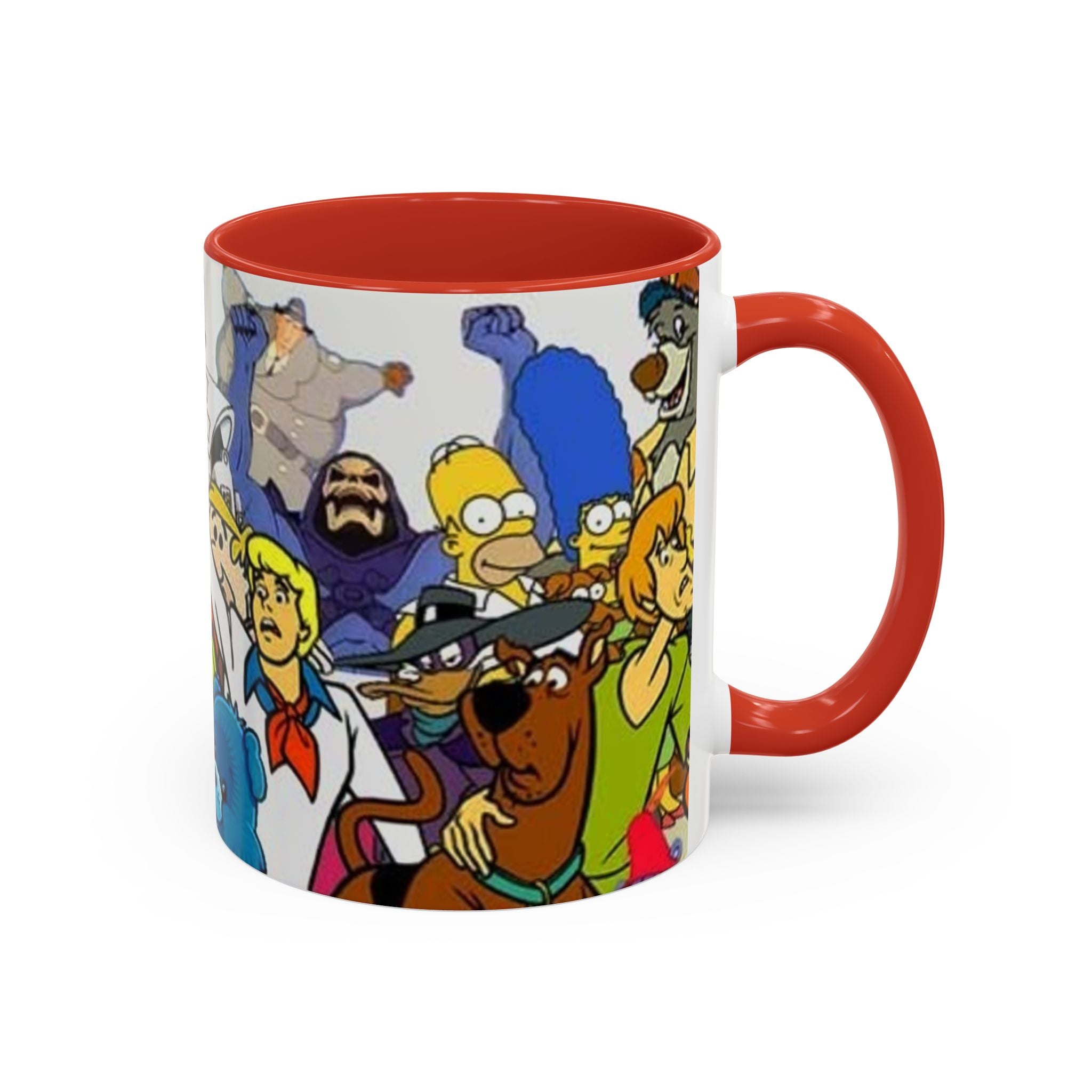 Cartoon Characters Coffee Mug — Classic Collage (11/15oz)